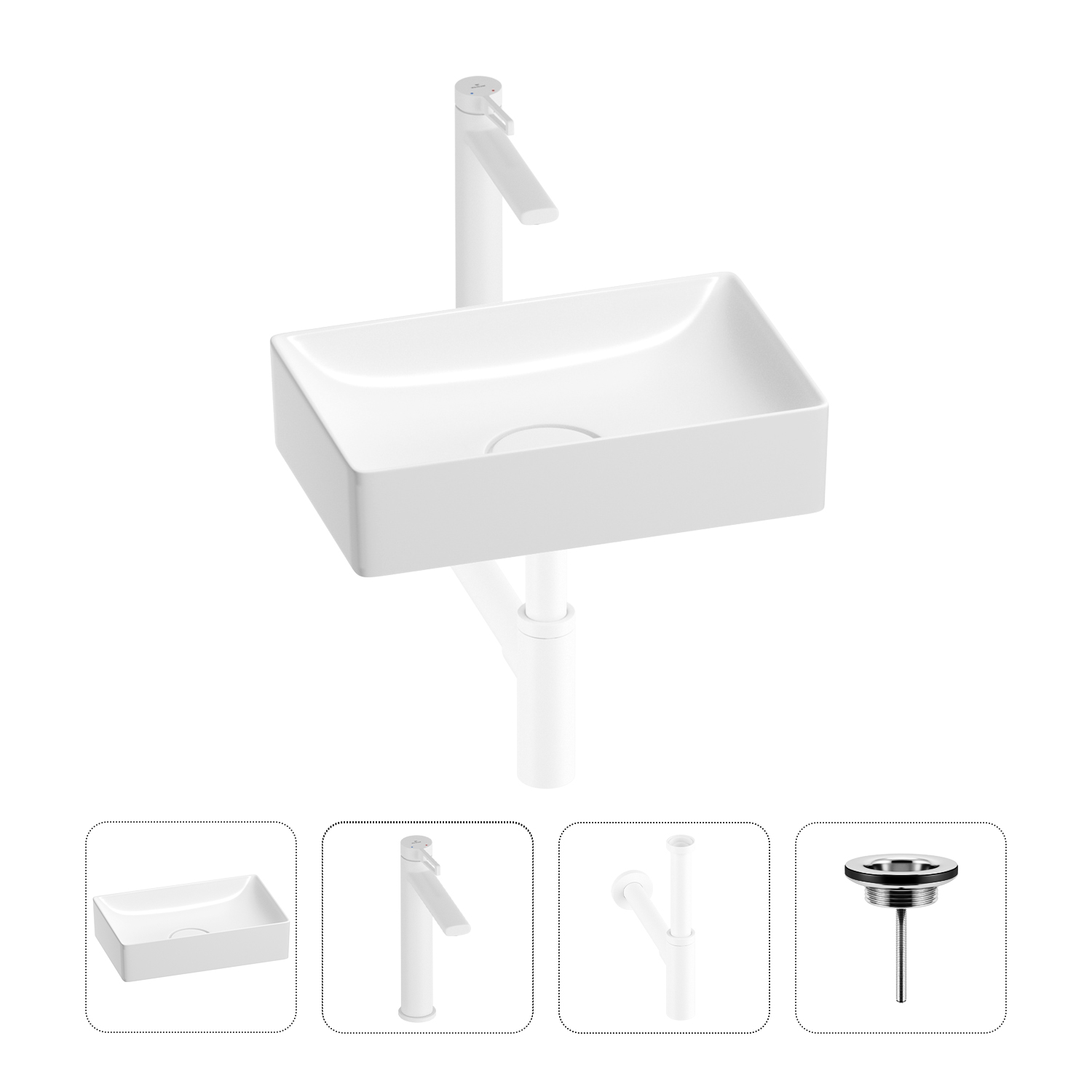Раковина для ванной Wellsee Pure BY Wellsee 201002575 в наборе 4 в 1, Белый, 201002575
Раковина для ванной Wellsee Pure BY Wellsee 201002575 в наборе 4 в 1, Белый, 201002575