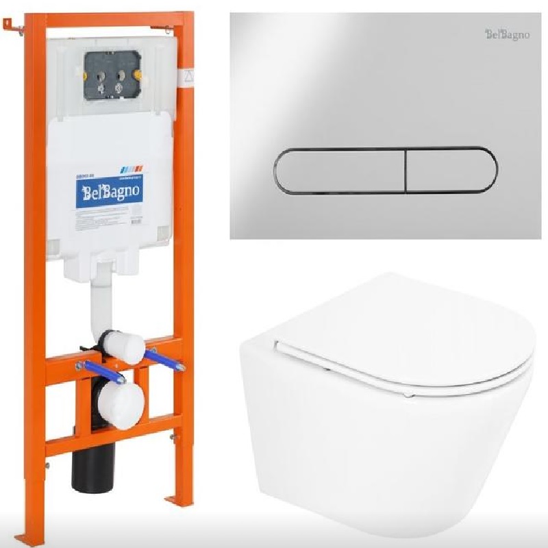 Комплект 3 в 1 BelBagno Унитаз TRE BB8001CHR/SC+Система инсталляции BB002-80+Кнопка BB005-PR-CH, Белый/хром, BB8001CHR/SC/BB002-80/BB005-PR-CHROME
Комплект 3 в 1 BelBagno Унитаз TRE BB8001CHR/SC+Система инсталляции BB002-80+Кнопка BB005-PR-CH, Белый/хром, BB8001CHR/SC/BB002-80/BB005-PR-CHROME