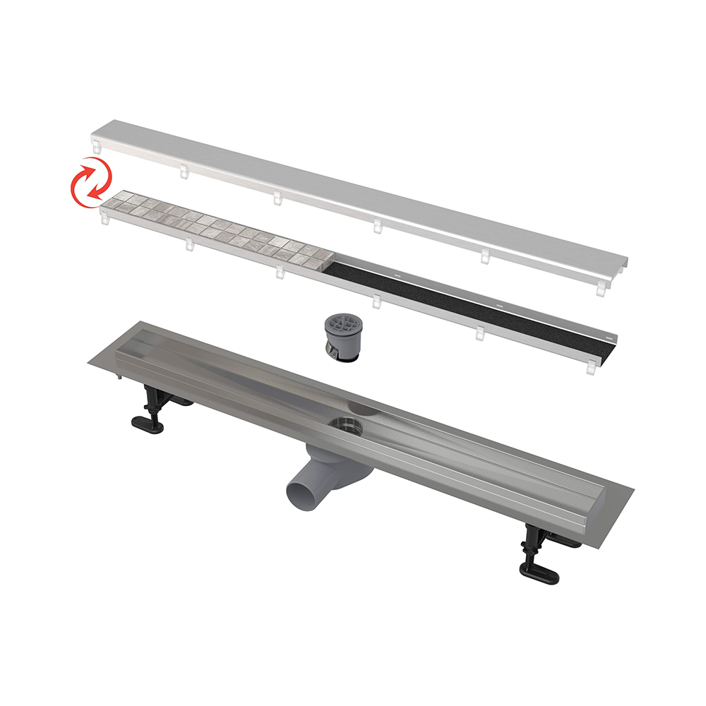 Душевой лоток AlcaPlast APZ13-DOUBLE9-550 Double с двухсторонней решеткой (AG071401550), Серый, APZ13-DOUBLE9-550 (AG071401550)
Душевой лоток AlcaPlast APZ13-DOUBLE9-550 Double с двухсторонней решеткой (AG071401550), Серый, APZ13-DOUBLE9-550 (AG071401550)