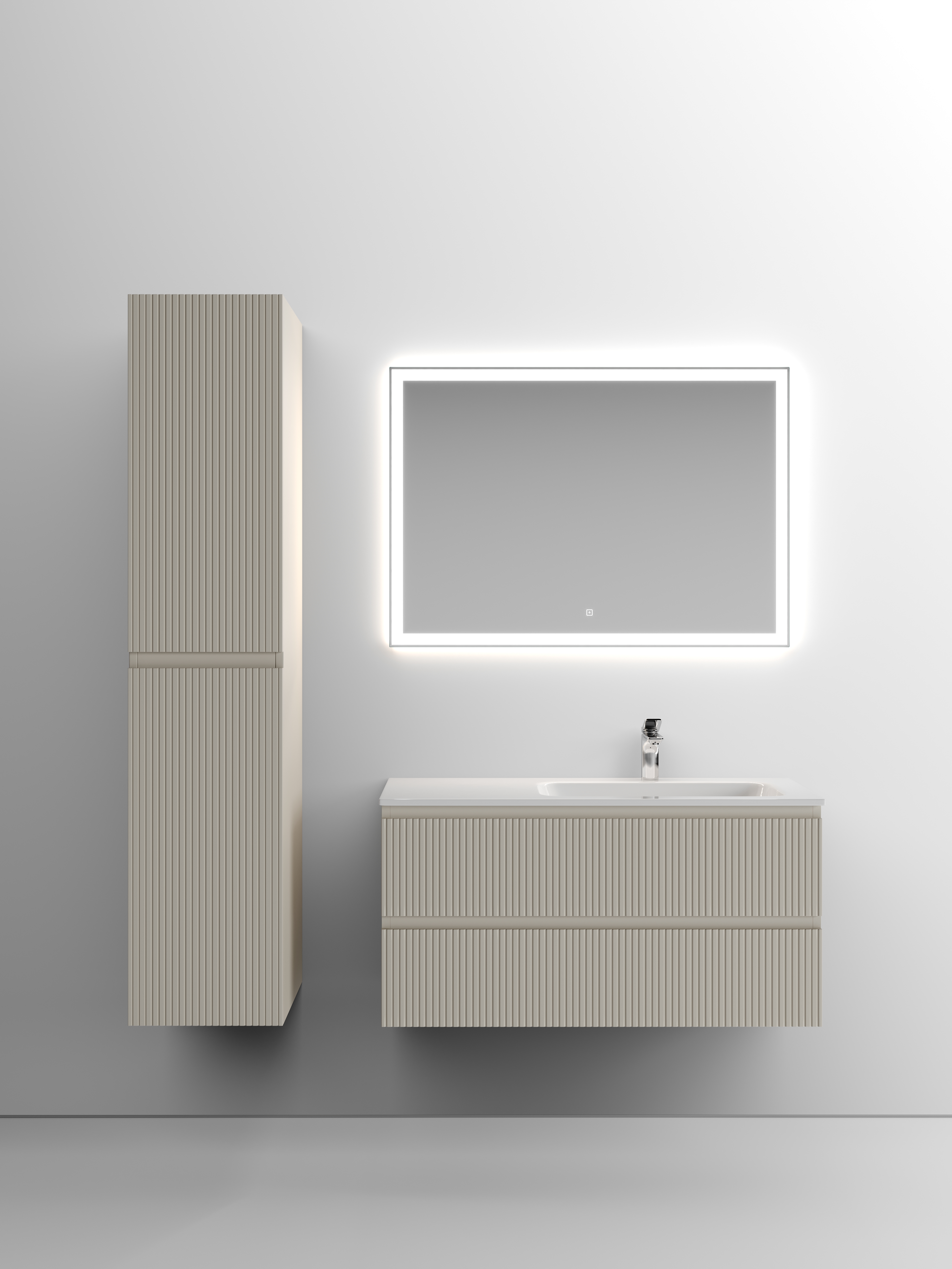 Мебель для ванной Sancos Snob T 100 SNT100RCE правая, 2 ящика, Beige Soft, Серый, Snob T 100
Мебель для ванной Sancos Snob T 100 SNT100RCE правая, 2 ящика, Beige Soft, Серый, Snob T 100