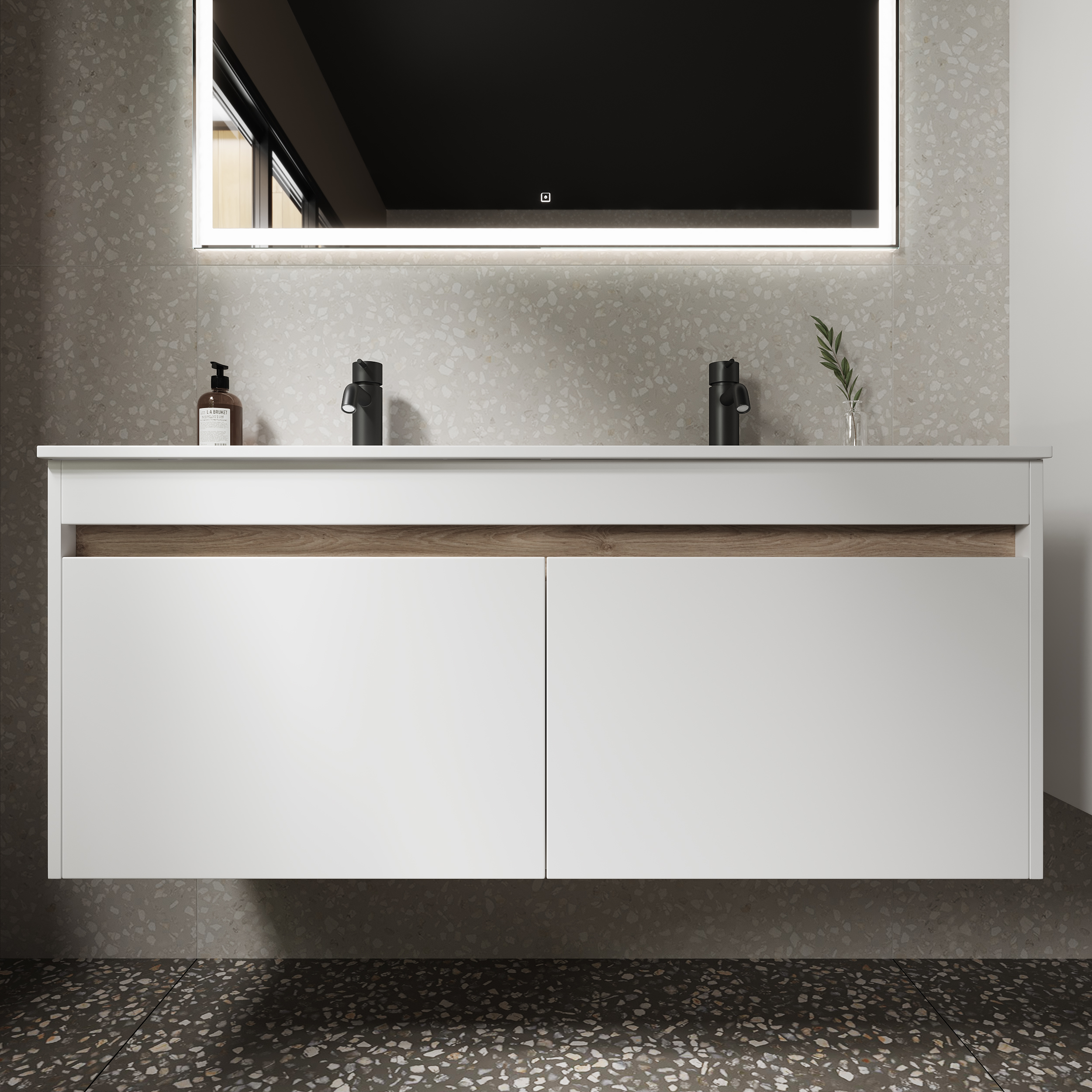 Тумба с раковиной Sancos Smart 120-2 подвесная, белый глянец, Белый глянцевый, SM120-2W
Тумба с раковиной Sancos Smart 120-2 подвесная, белый глянец, Белый глянцевый, SM120-2W