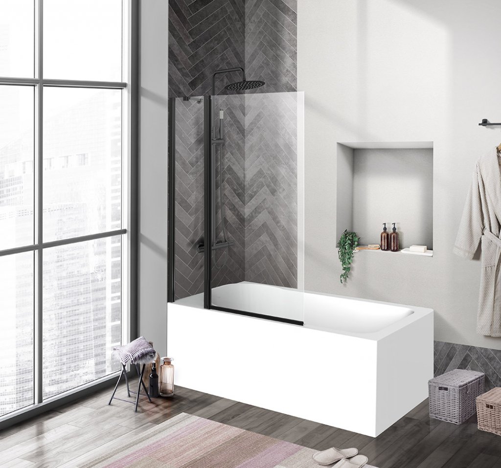 Шторка на ванну BelBagno Uno V-11 100x150 профиль черный, стекло прозрачное, UNO-V-11-100/150-C-NERO
Шторка на ванну BelBagno Uno V-11 100x150 профиль черный, стекло прозрачное, UNO-V-11-100/150-C-NERO
