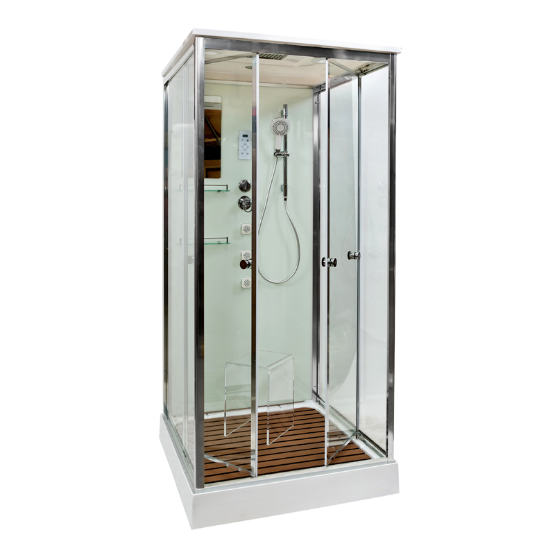 Душевая кабина AvaCan V1015, 100х100х220 см, стекло прозрачное, профиль хром, V1015
Душевая кабина AvaCan V1015, 100х100х220 см, стекло прозрачное, профиль хром, V1015
