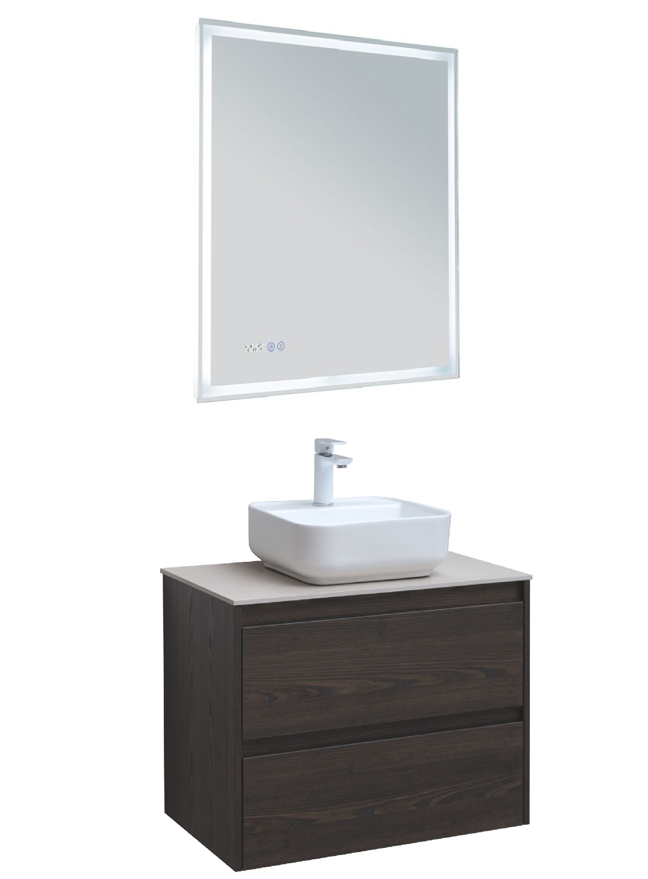 Мебель для ванной со столешницей Aquanet Nova Lite 75 дуб черный, 2 ящика, Темное дерево, Nova Lite 75
Мебель для ванной со столешницей Aquanet Nova Lite 75 дуб черный, 2 ящика, Темное дерево, Nova Lite 75