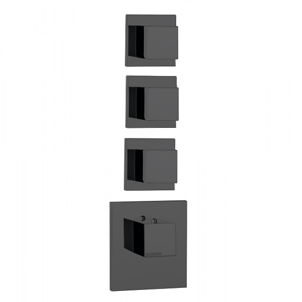 Термостат Bossini Cube Z032205.073 для ванны с душем, на 3 потребителя, черный матовый, Cube 3 Outlets LP Z032205.073
Термостат Bossini Cube Z032205.073 для ванны с душем, на 3 потребителя, черный матовый, Cube 3 Outlets LP Z032205.073
