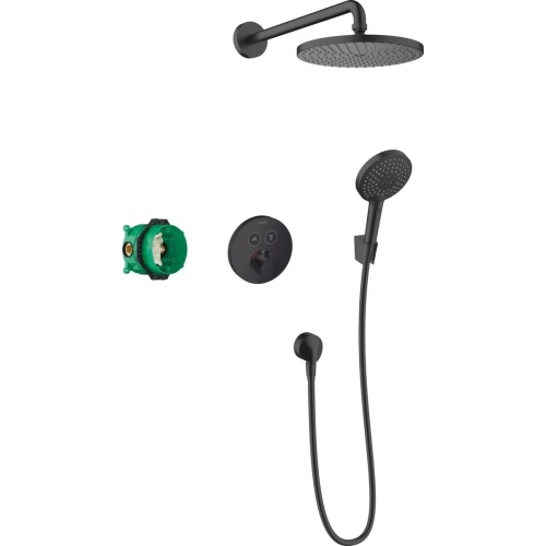 Душевая система Hansgrohe Raindance S 240 1jet 27959670 скрытого монтажа с термостатом, матовый черный, Raindance S 27959670
Душевая система Hansgrohe Raindance S 240 1jet 27959670 скрытого монтажа с термостатом, матовый черный, Raindance S 27959670