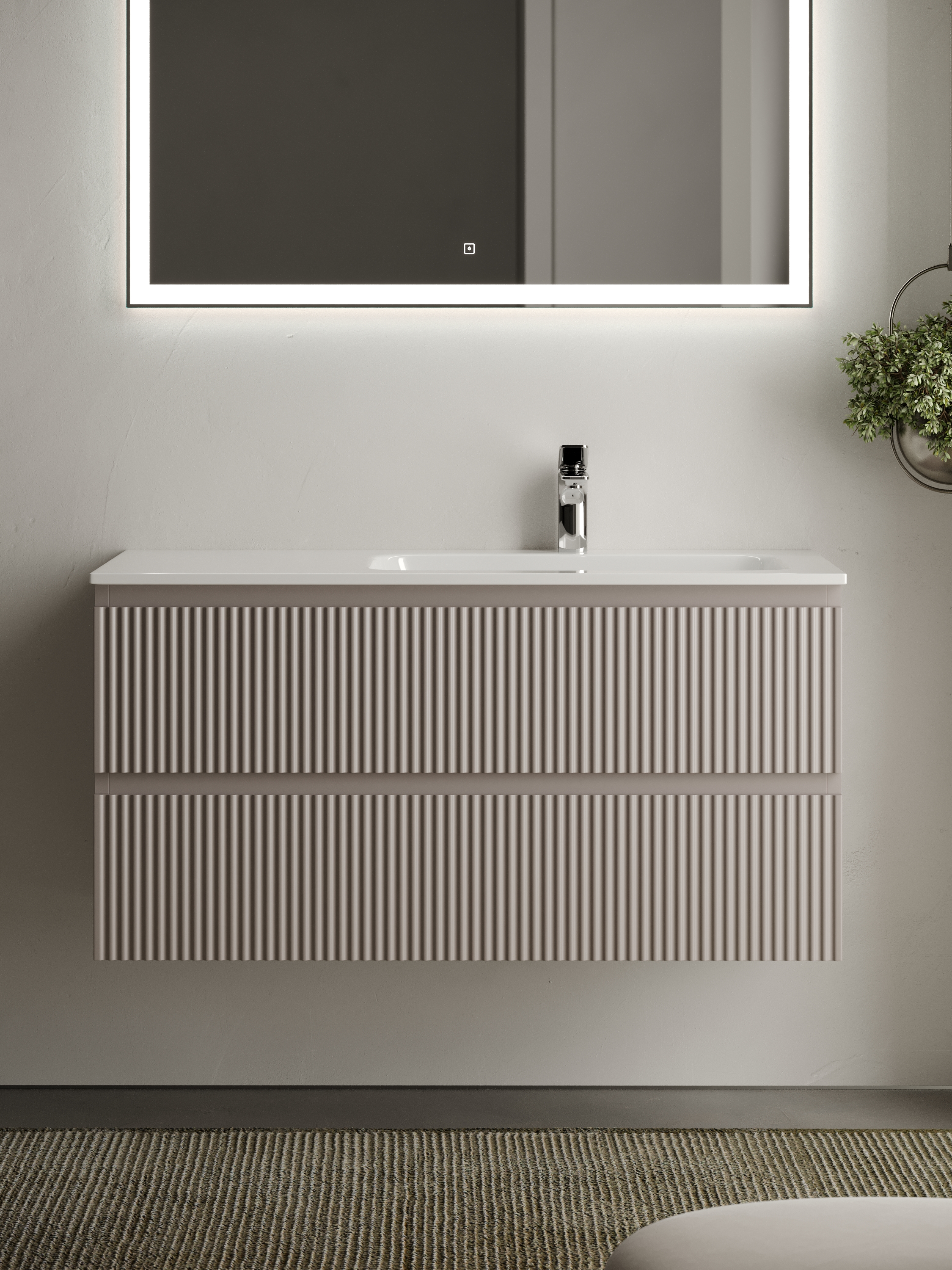 Тумба с раковиной Sancos Snob R 100 SNR100RSM правая, 2 ящика, Doha Soft, Темно-серый, Snob R 100
Тумба с раковиной Sancos Snob R 100 SNR100RSM правая, 2 ящика, Doha Soft, Темно-серый, Snob R 100