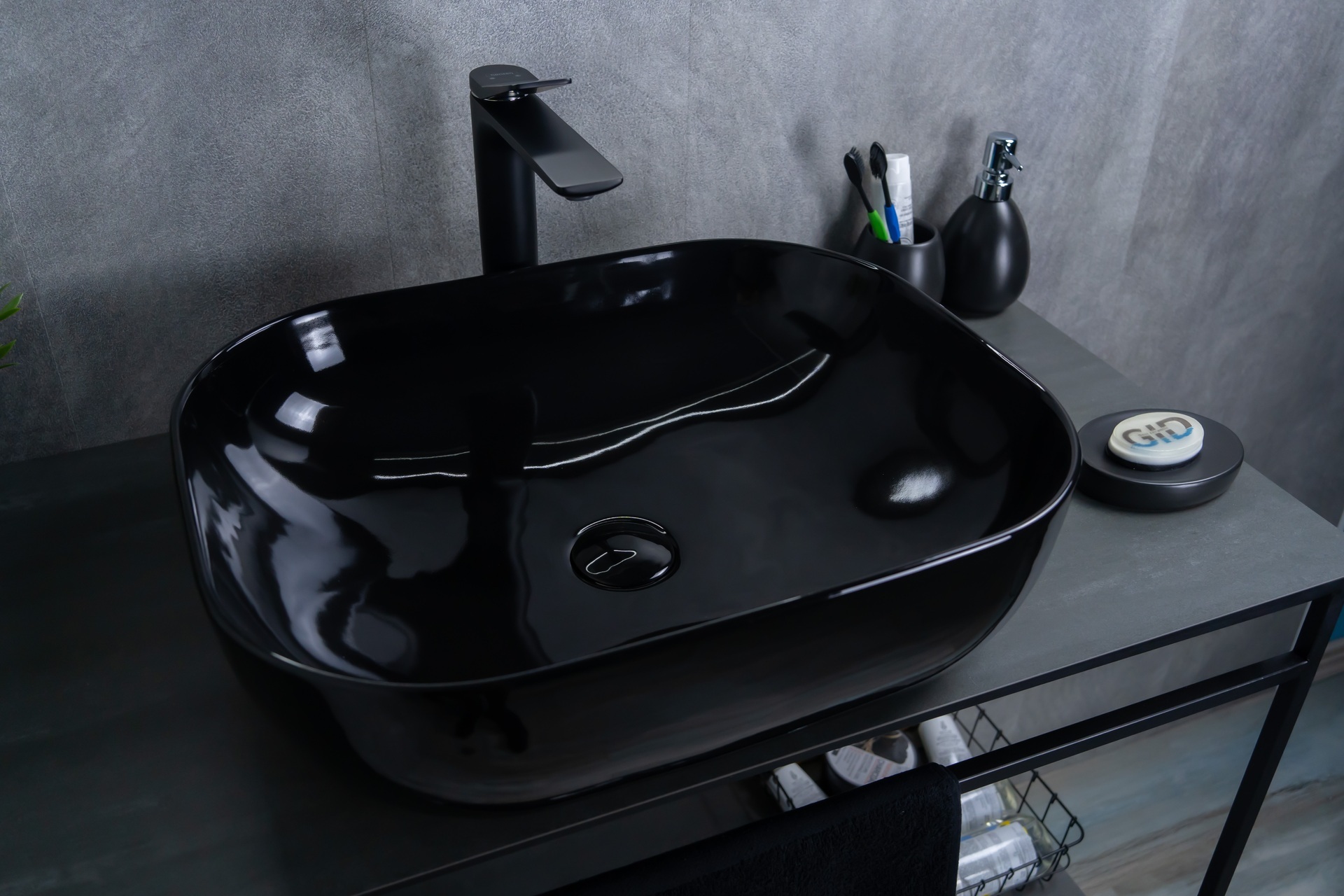 Раковина Gid Geometrico BL1302 накладная 50х40 черная глянцевая, Черный, Geomtrico BL1302
Раковина Gid Geometrico BL1302 накладная 50х40 черная глянцевая, Черный, Geomtrico BL1302