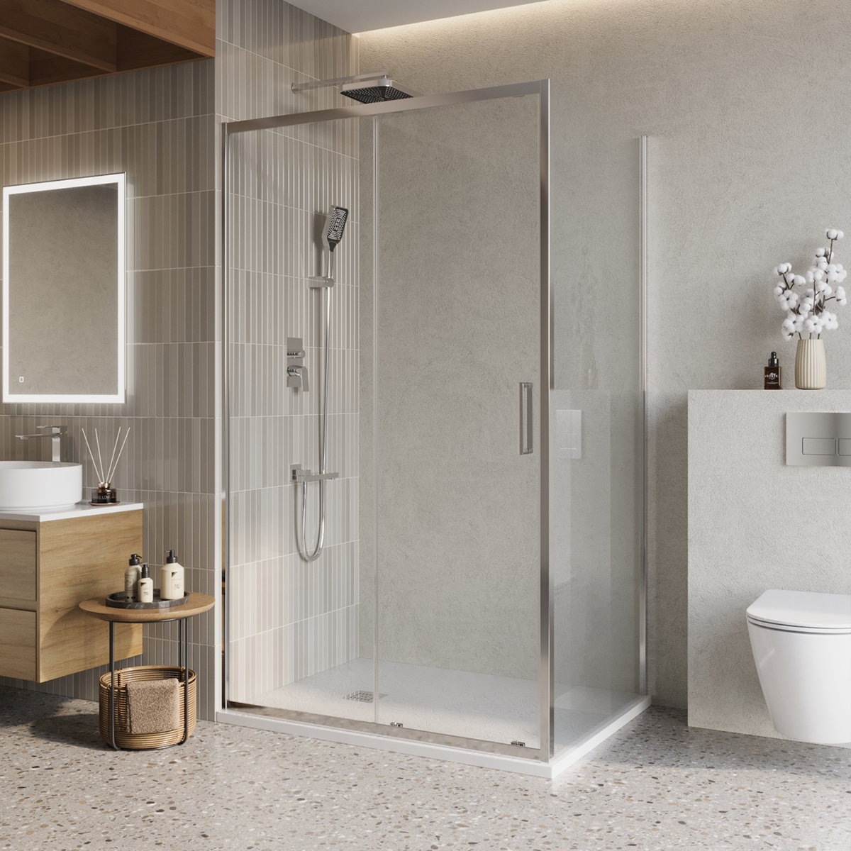 Душевой уголок BelBagno Luce LUCE-AH-1-110/90-C-Cr 110х90 профиль хром, стекло прозрачное, LUCE-AH-1-110/90-C-Cr
Душевой уголок BelBagno Luce LUCE-AH-1-110/90-C-Cr 110х90 профиль хром, стекло прозрачное, LUCE-AH-1-110/90-C-Cr