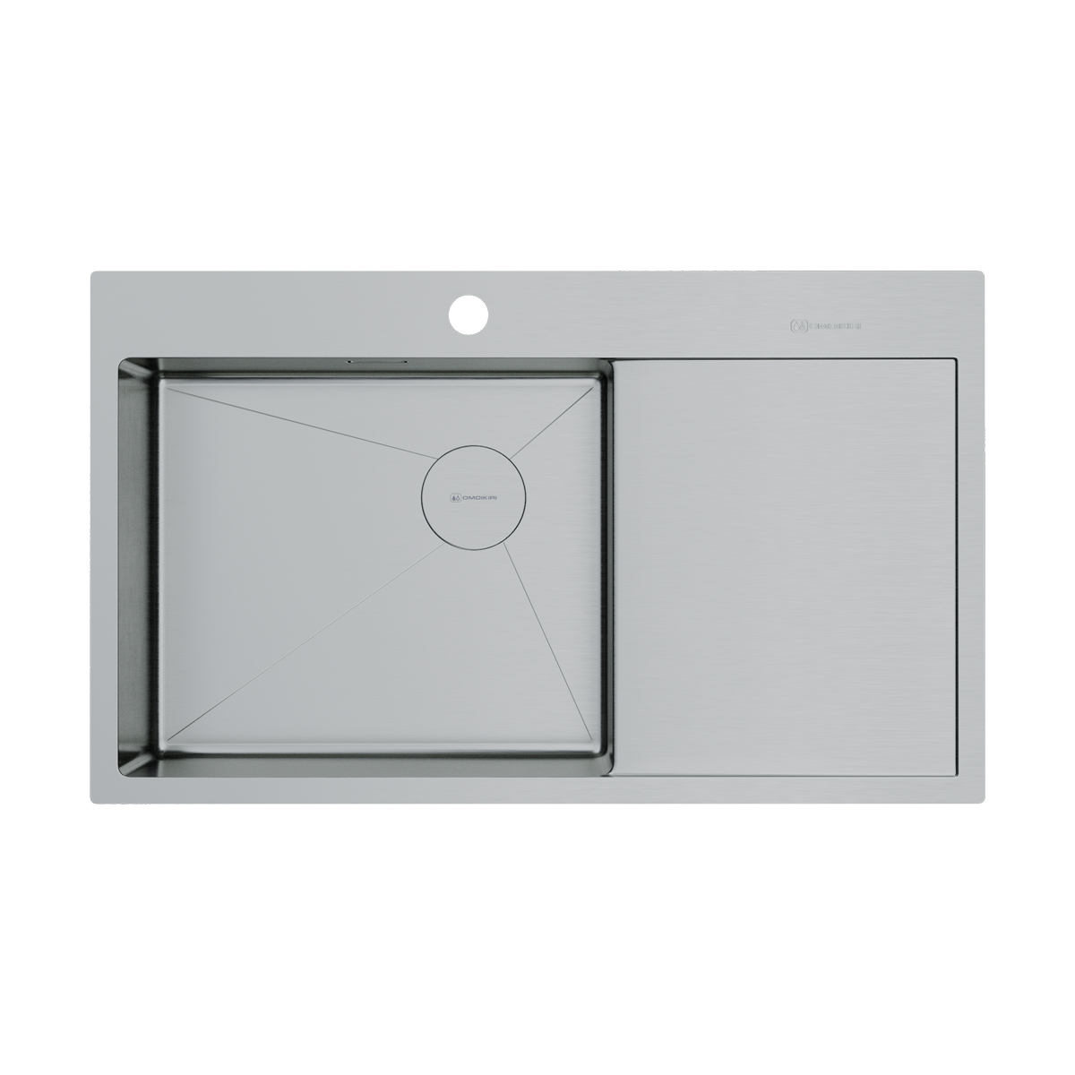 Мойка кухонная Omoikiri Akisame 86-L Side 4997031 86х51 см нержавеющая сталь, 4997031
Мойка кухонная Omoikiri Akisame 86-L Side 4997031 86х51 см нержавеющая сталь, 4997031