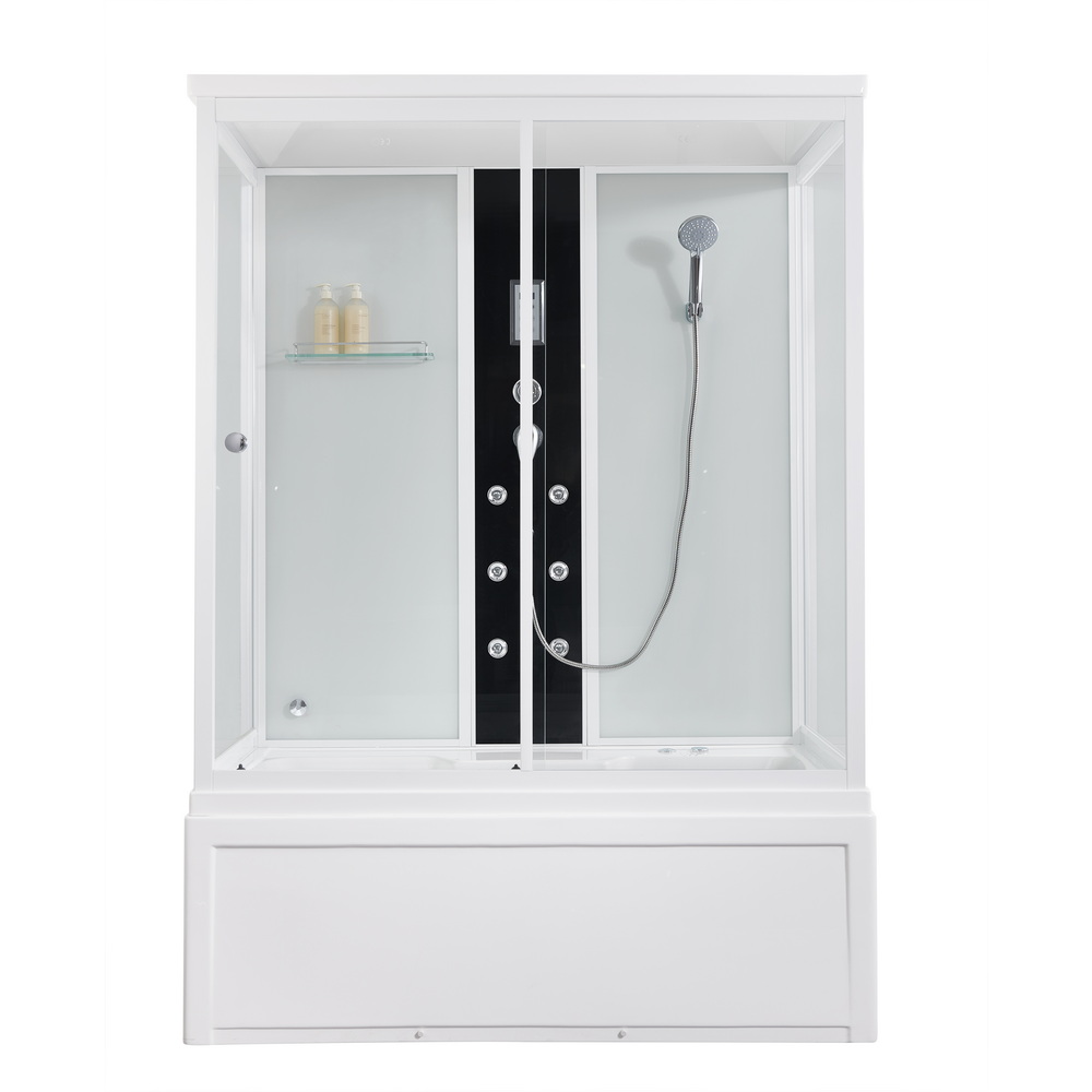 Душевая кабина Orans SR-86202WM 150х90 профиль белый, стекло прозрачное, SR-86202WM
Душевая кабина Orans SR-86202WM 150х90 профиль белый, стекло прозрачное, SR-86202WM