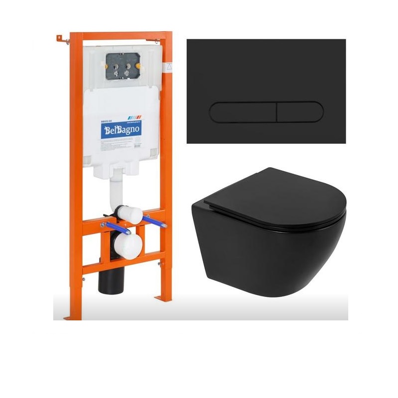Комплект 4 в 1 BelBagno Унитаз COLORATO BB062CHR-MB+Инсталляция BB002-80+Кнопка BB007-PR-NERO.M, Черный матовый, BB062CHR-MB/BB062SC-MB/BB002-80/BB007-PR-NERO.M
Комплект 4 в 1 BelBagno Унитаз COLORATO BB062CHR-MB+Инсталляция BB002-80+Кнопка BB007-PR-NERO.M, Черный матовый, BB062CHR-MB/BB062SC-MB/BB002-80/BB007-PR-NERO.M