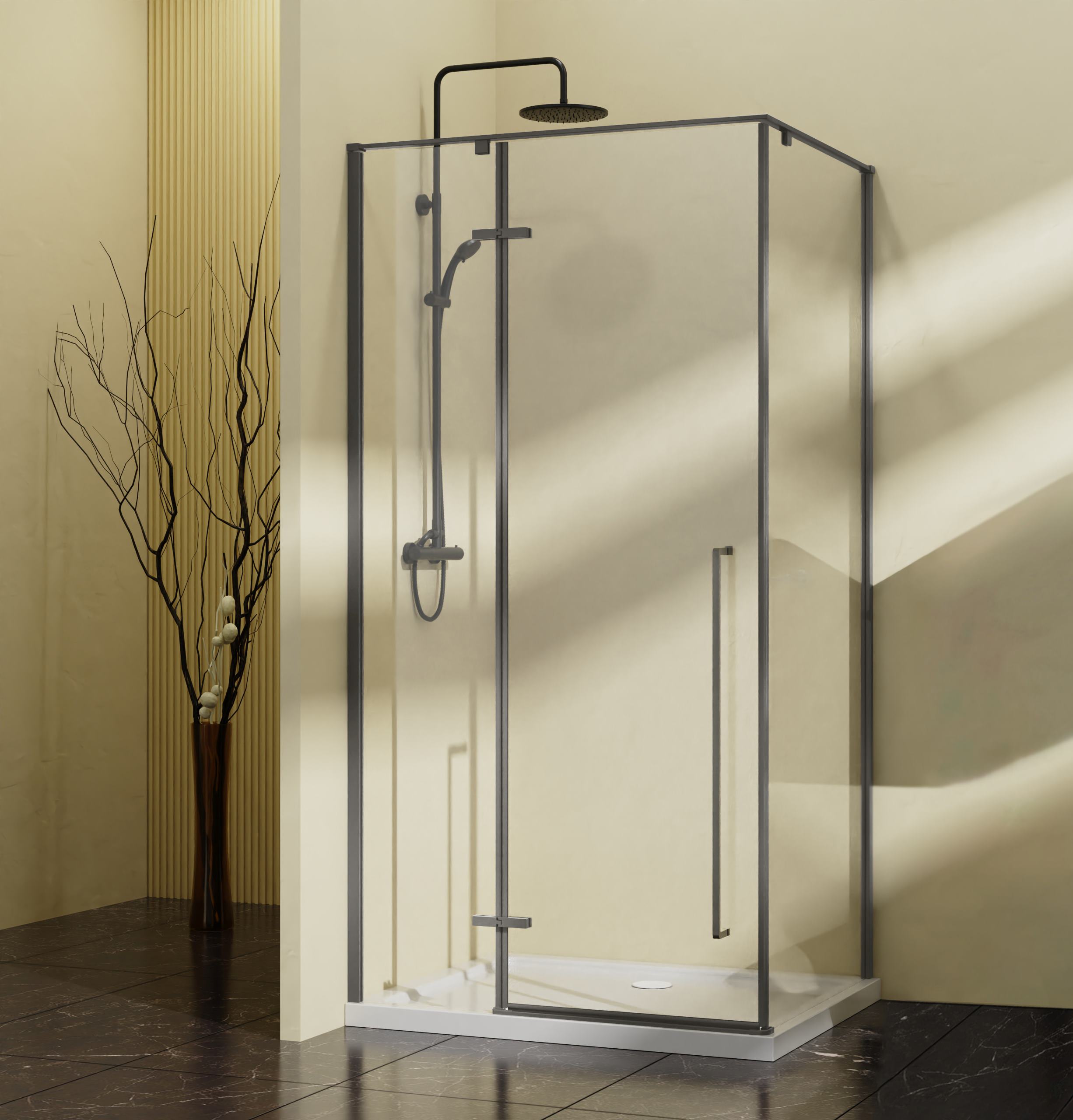 Душевой уголок Vincea Slim-N VSR-5SN9010CLGM, 100х90, вороненая сталь, стекло прозрачное, VSR-5SN9010CLGM
Душевой уголок Vincea Slim-N VSR-5SN9010CLGM, 100х90, вороненая сталь, стекло прозрачное, VSR-5SN9010CLGM