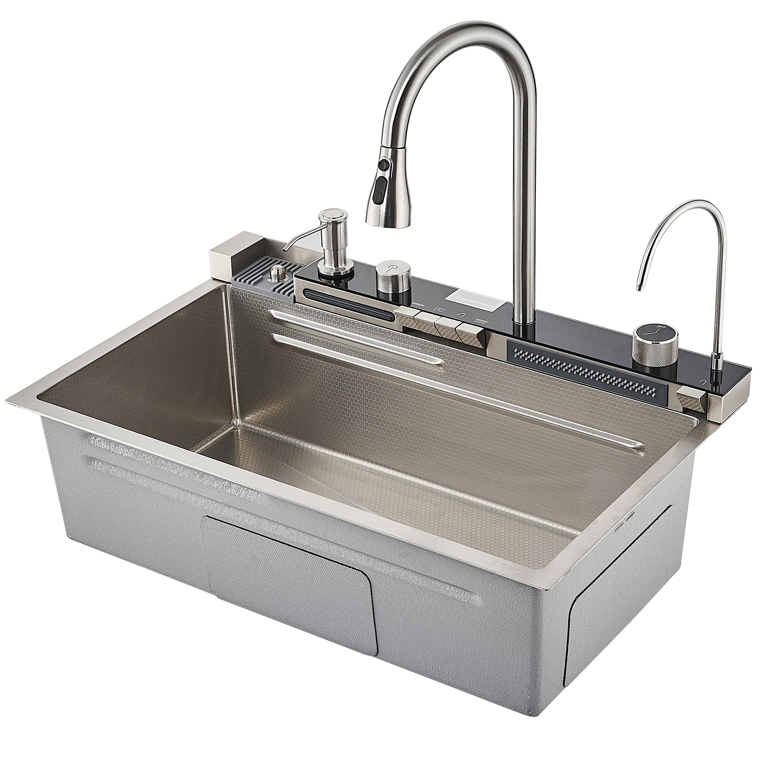 Мойка кухонная Savol S-SC001L многофункциональная, с водопадом, сатин, S-SC001L
Мойка кухонная Savol S-SC001L многофункциональная, с водопадом, сатин, S-SC001L