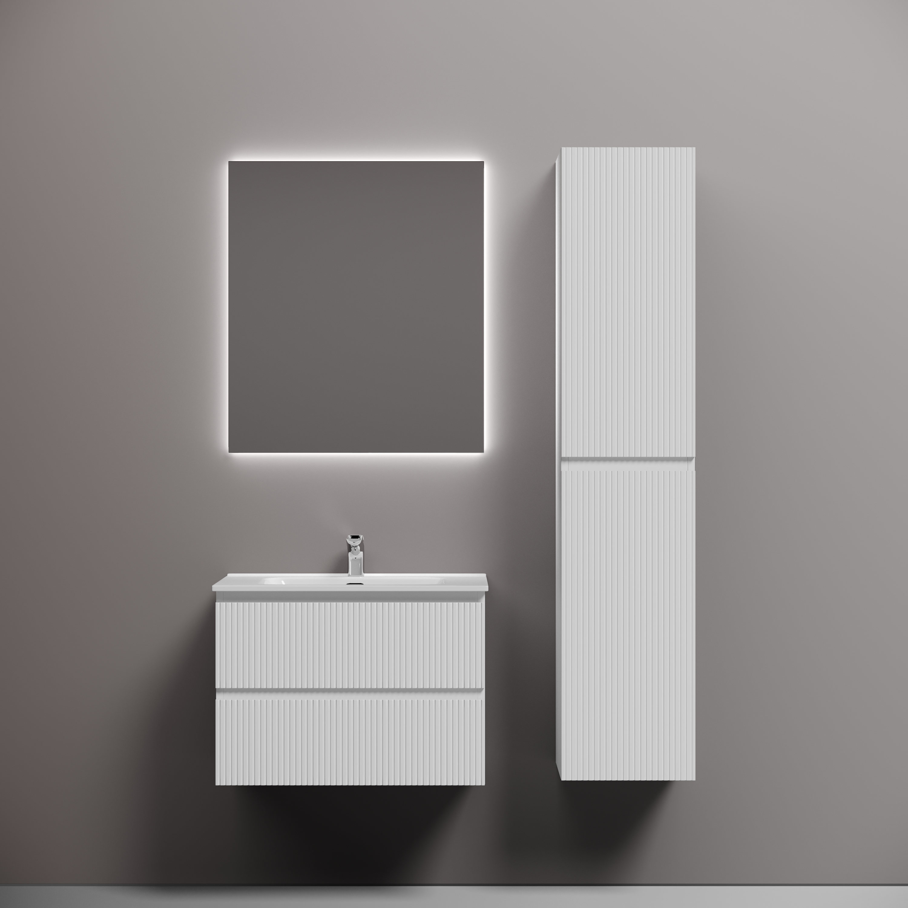 Мебель для ванной Sancos Snob T 70 подвесная, 2 ящика, Bianco (раковина CN7007), Белый матовый, Snob T SNT70W
Мебель для ванной Sancos Snob T 70 подвесная, 2 ящика, Bianco (раковина CN7007), Белый матовый, Snob T SNT70W