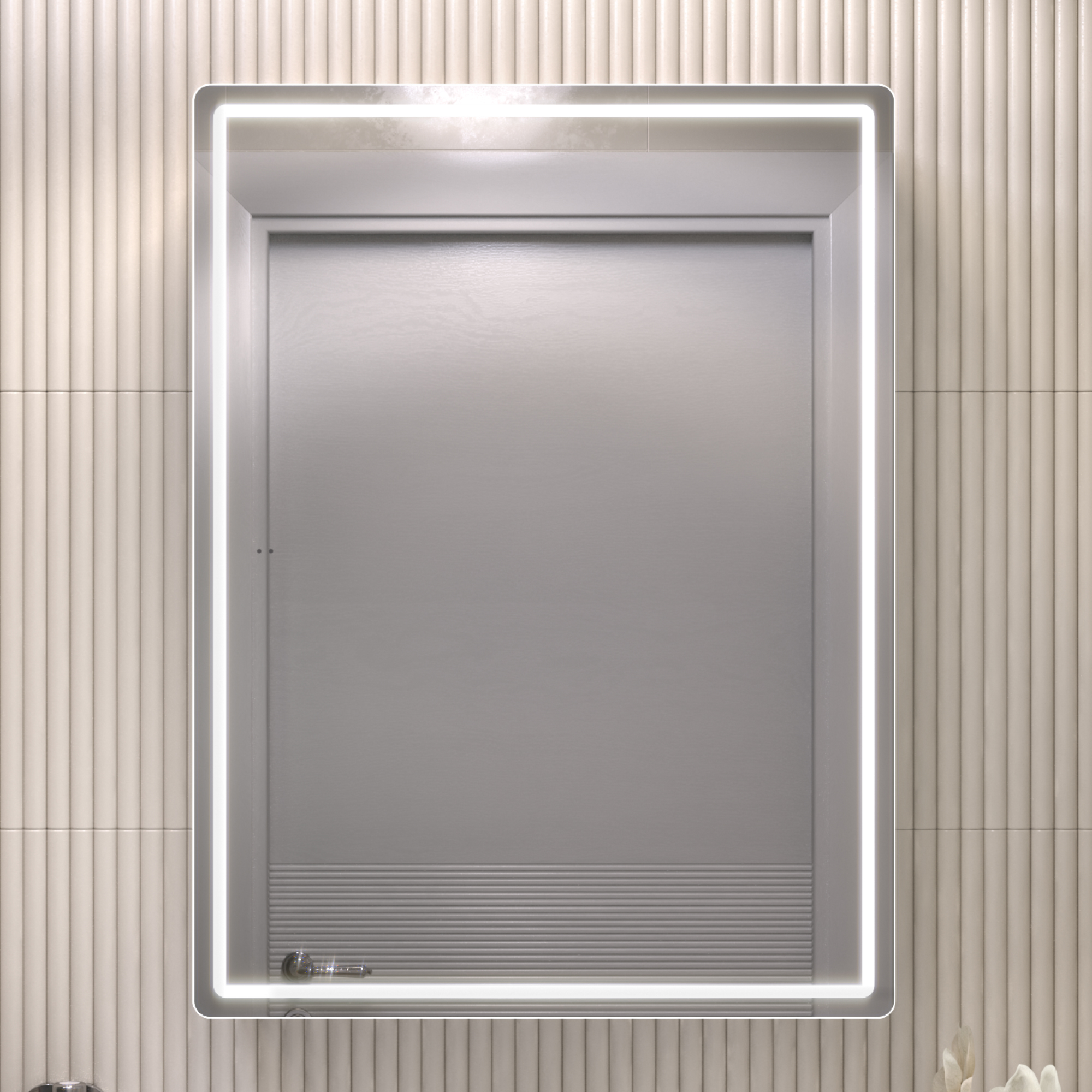 Зеркало-шкаф Vigo Geometry Comfort 60 с LED подсветкой, бесконтактное включение (на взмах), функция антизапотевания, Белый матовый, Geometry 220
Зеркало-шкаф Vigo Geometry Comfort 60 с LED подсветкой, бесконтактное включение (на взмах), функция антизапотевания, Белый матовый, Geometry 220