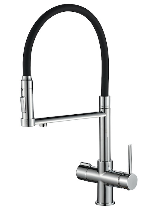 Смеситель для кухонной мойки Steel Hammer SH 2003 CR под фильтр, с гибким изливом, Хром / черный, SH 2003 CR
Смеситель для кухонной мойки Steel Hammer SH 2003 CR под фильтр, с гибким изливом, Хром / черный, SH 2003 CR