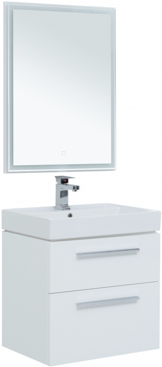 Мебель для ванной Aquanet Nova 60 белый (2 ящика), Белый глянцевый, Nova 00242279
Мебель для ванной Aquanet Nova 60 белый (2 ящика), Белый глянцевый, Nova 00242279