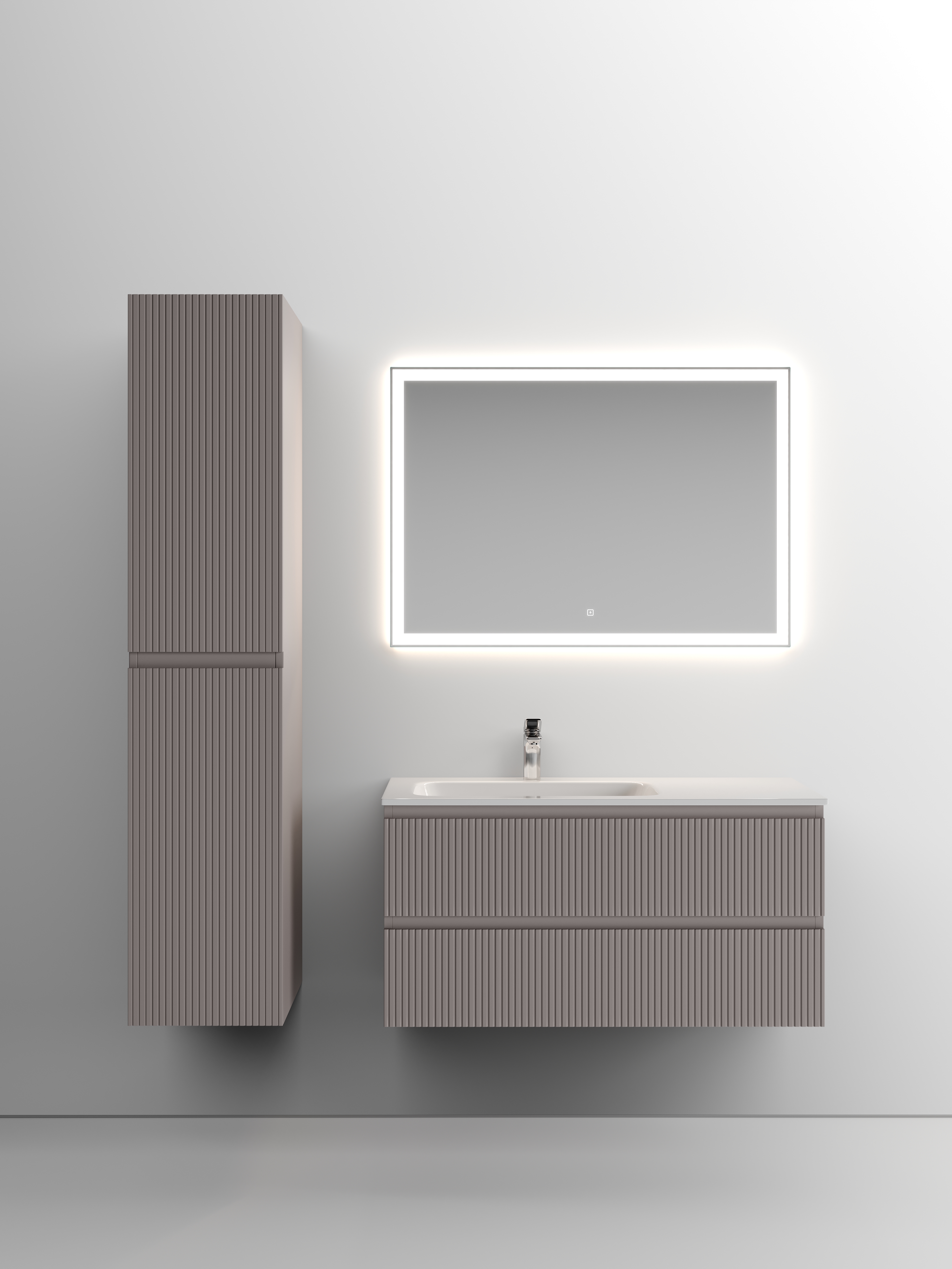 Мебель для ванной Sancos Snob T 100 SNT100LSM левая, 2 ящика, Doha Soft, Темно-серый, Snob T 100
Мебель для ванной Sancos Snob T 100 SNT100LSM левая, 2 ящика, Doha Soft, Темно-серый, Snob T 100