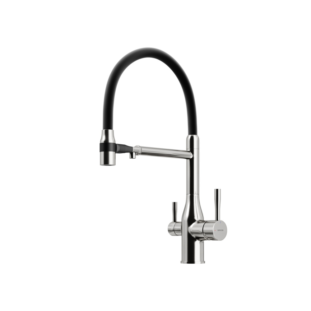 Смеситель Sancos Garda SC4009BN для кухонной мойки, с гибким изливом, брашированный никель, Никель брашированный, SC4009BN
Смеситель Sancos Garda SC4009BN для кухонной мойки, с гибким изливом, брашированный никель, Никель брашированный, SC4009BN