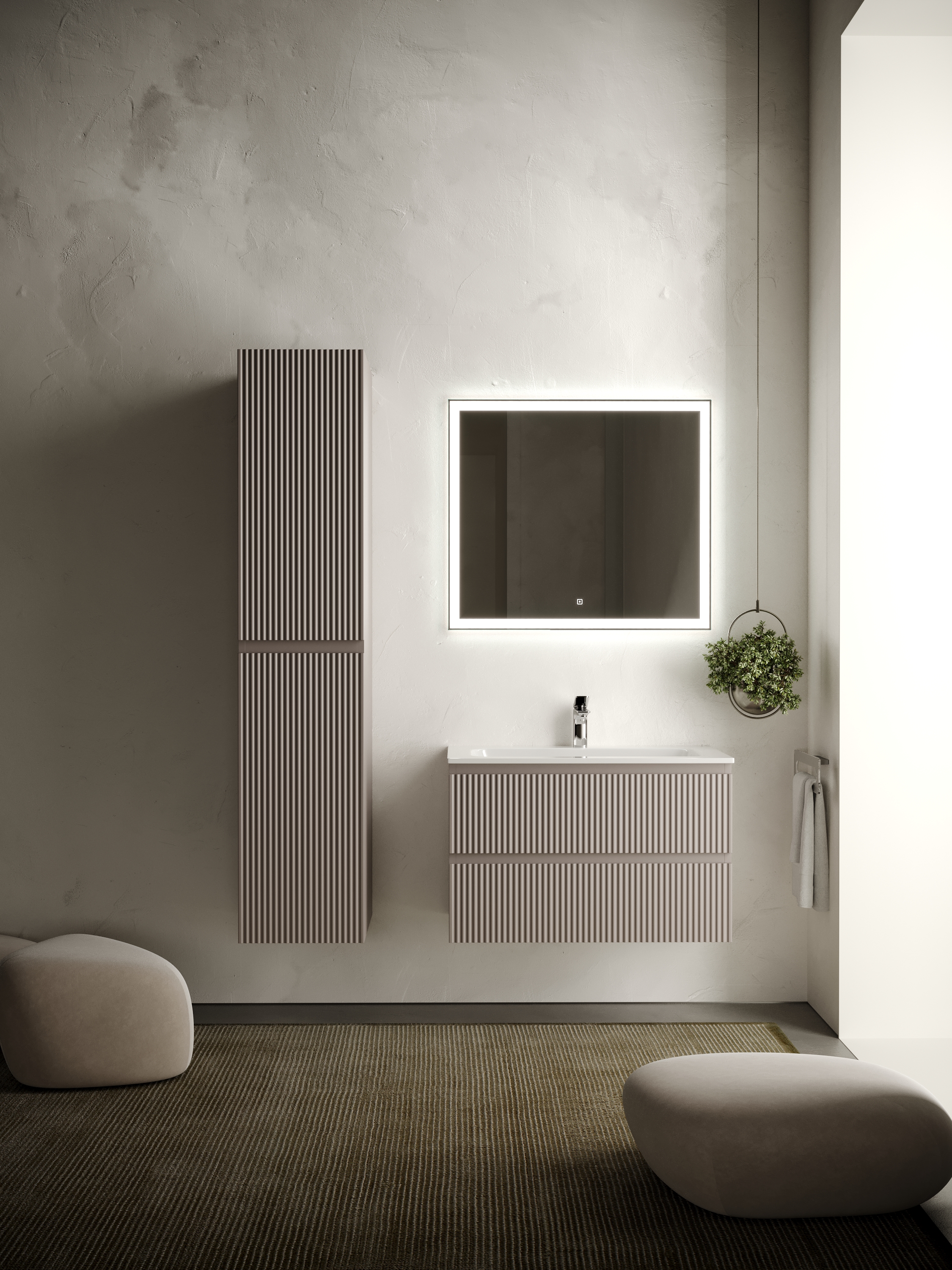 Мебель для ванной Sancos Snob R 80 SNR80SM 2 ящика, Doha Soft, Темно-серый, Snob R 80
Мебель для ванной Sancos Snob R 80 SNR80SM 2 ящика, Doha Soft, Темно-серый, Snob R 80