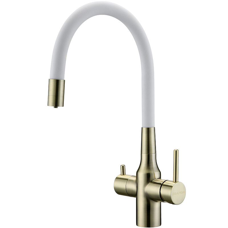 Смеситель для кухонной мойки Paulmark Salix Sa213419-BRw бронза, белый шланг, Sa213419-BRw
Смеситель для кухонной мойки Paulmark Salix Sa213419-BRw бронза, белый шланг, Sa213419-BRw