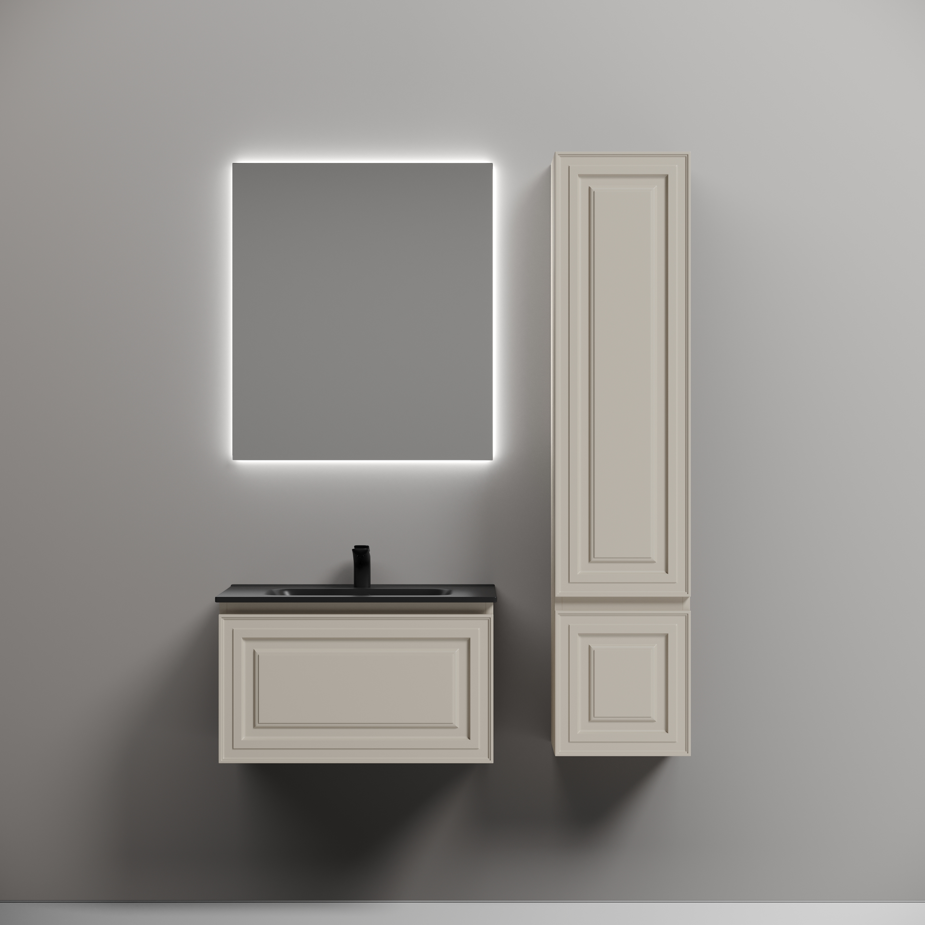 Мебель для ванной Sancos Very 70 подвесная, 1 ящик, Beige Soft (раковина CN7007MB), Бежевый матовый, VR70CE
Мебель для ванной Sancos Very 70 подвесная, 1 ящик, Beige Soft (раковина CN7007MB), Бежевый матовый, VR70CE