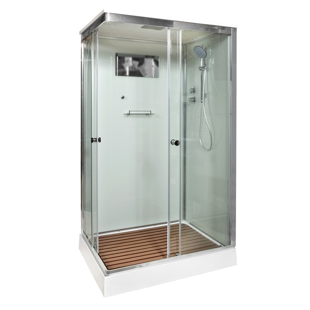 Душевая кабина DTO K402S 120х90х220 см, стекло прозрачное, профиль глянцевый хром, K402S
Душевая кабина DTO K402S 120х90х220 см, стекло прозрачное, профиль глянцевый хром, K402S
