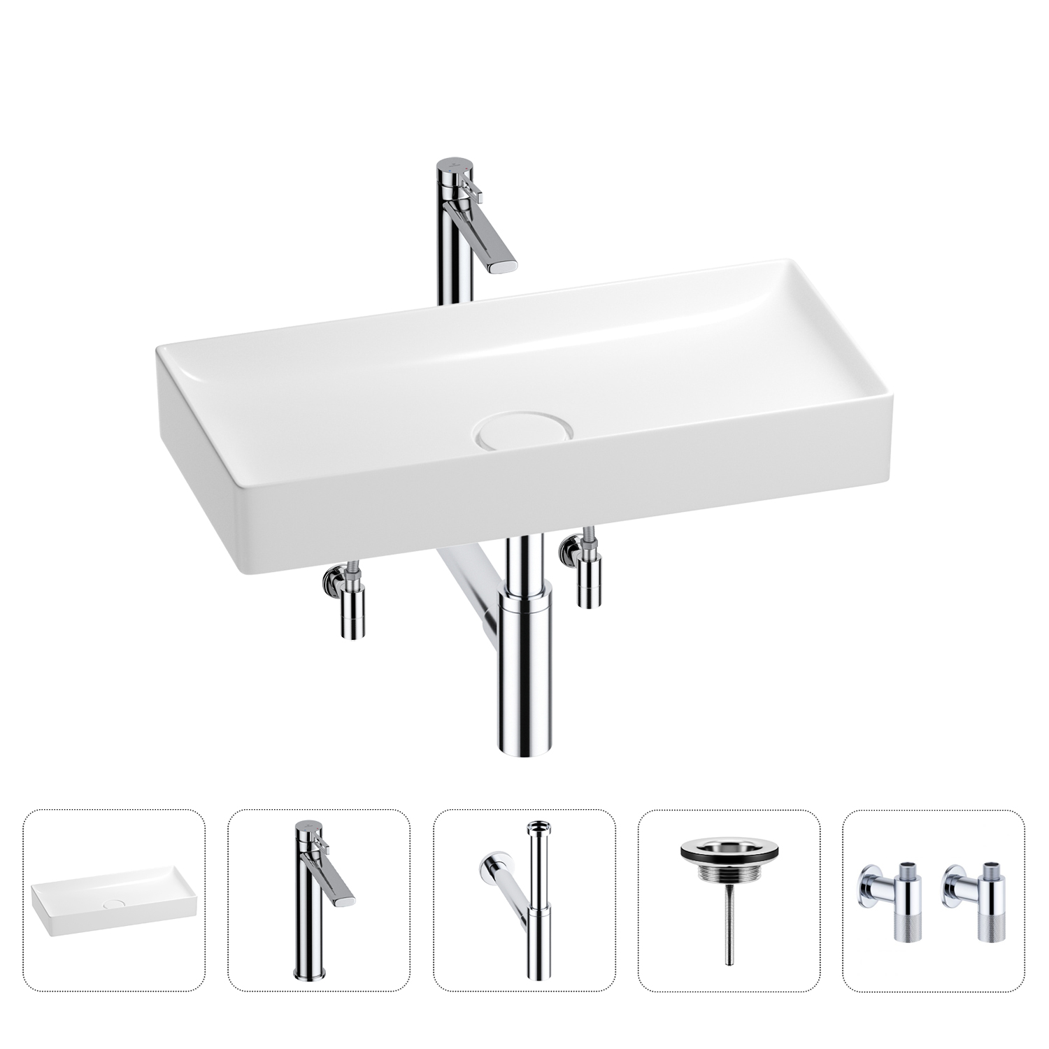 Раковина для ванной Wellsee Pure BY Wellsee 201004461 в наборе 5 в 1, Нержавеющая сталь, 201004461
Раковина для ванной Wellsee Pure BY Wellsee 201004461 в наборе 5 в 1, Нержавеющая сталь, 201004461