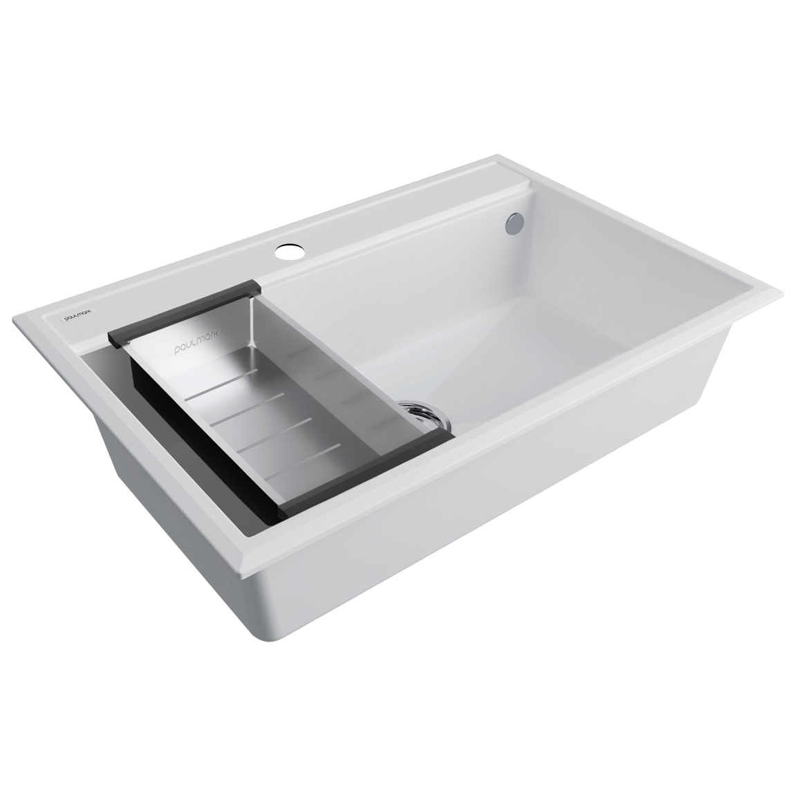 Комплект мойка + колландер Paulmark STEPIA 80 + ADVANCE PM117551-WH+A375-BS 75х51 см, белый, брашированная нержавеющая сталь, PM117551-WH+A375-BS
Комплект мойка + колландер Paulmark STEPIA 80 + ADVANCE PM117551-WH+A375-BS 75х51 см, белый, брашированная нержавеющая сталь, PM117551-WH+A375-BS