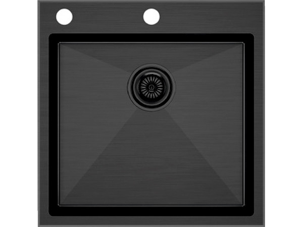 Мойка кухонная Paulmark KRONER-EDGE PM775151-GM 51х51 см, вороненая сталь, PM775151-GM
Мойка кухонная Paulmark KRONER-EDGE PM775151-GM 51х51 см, вороненая сталь, PM775151-GM