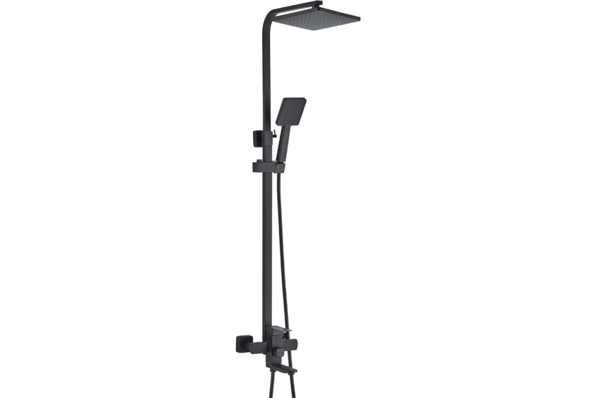 Душевая система WesnAart Kubus KUB13-314Black со смесителем для ванны черная, Черный, KUB13-314Black
Душевая система WesnAart Kubus KUB13-314Black со смесителем для ванны черная, Черный, KUB13-314Black