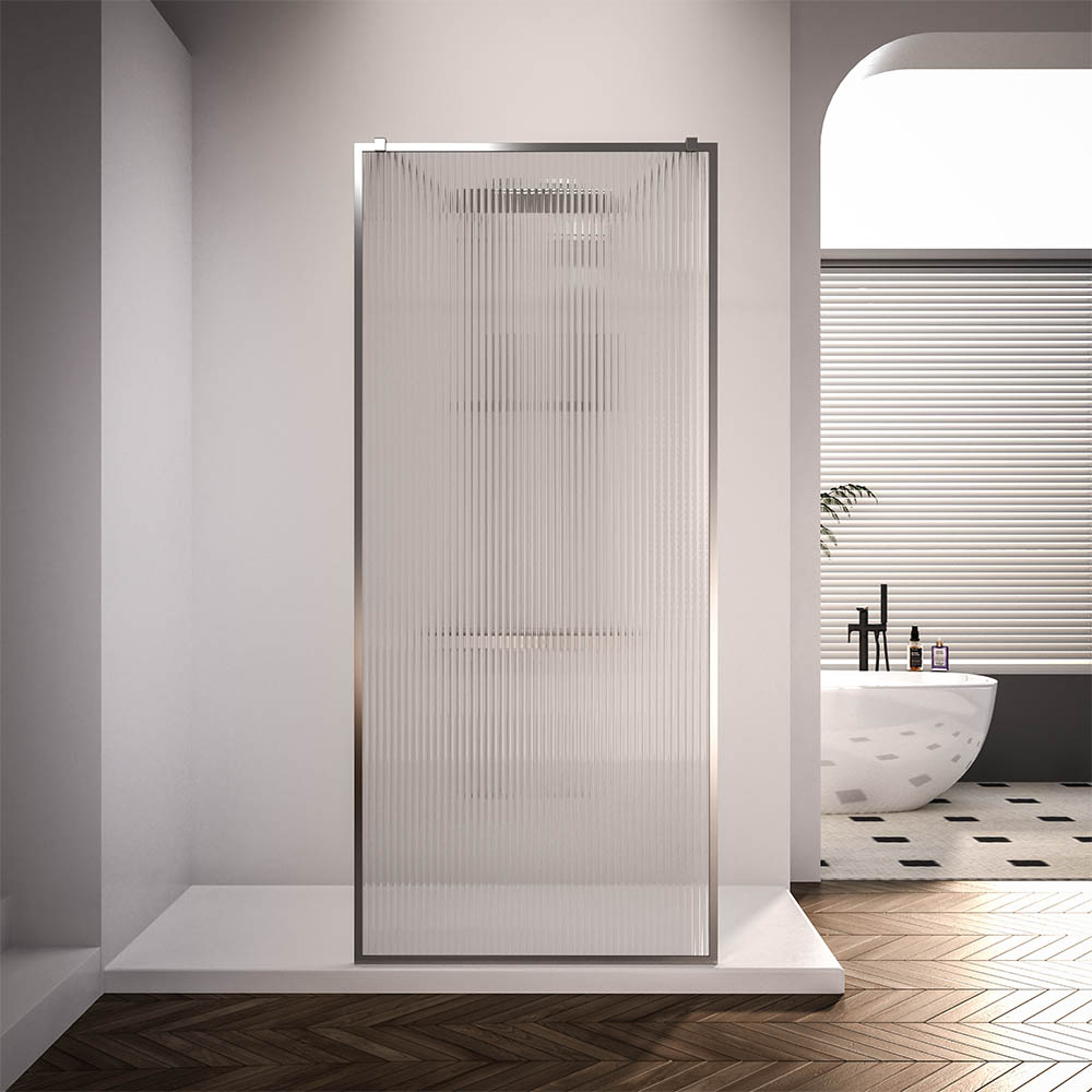 Душевая перегородка Veconi Korato KR-90F 100x200 см, профиль хром, стекло рифленое осветлённое, KR90F-100-08-C4
Душевая перегородка Veconi Korato KR-90F 100x200 см, профиль хром, стекло рифленое осветлённое, KR90F-100-08-C4