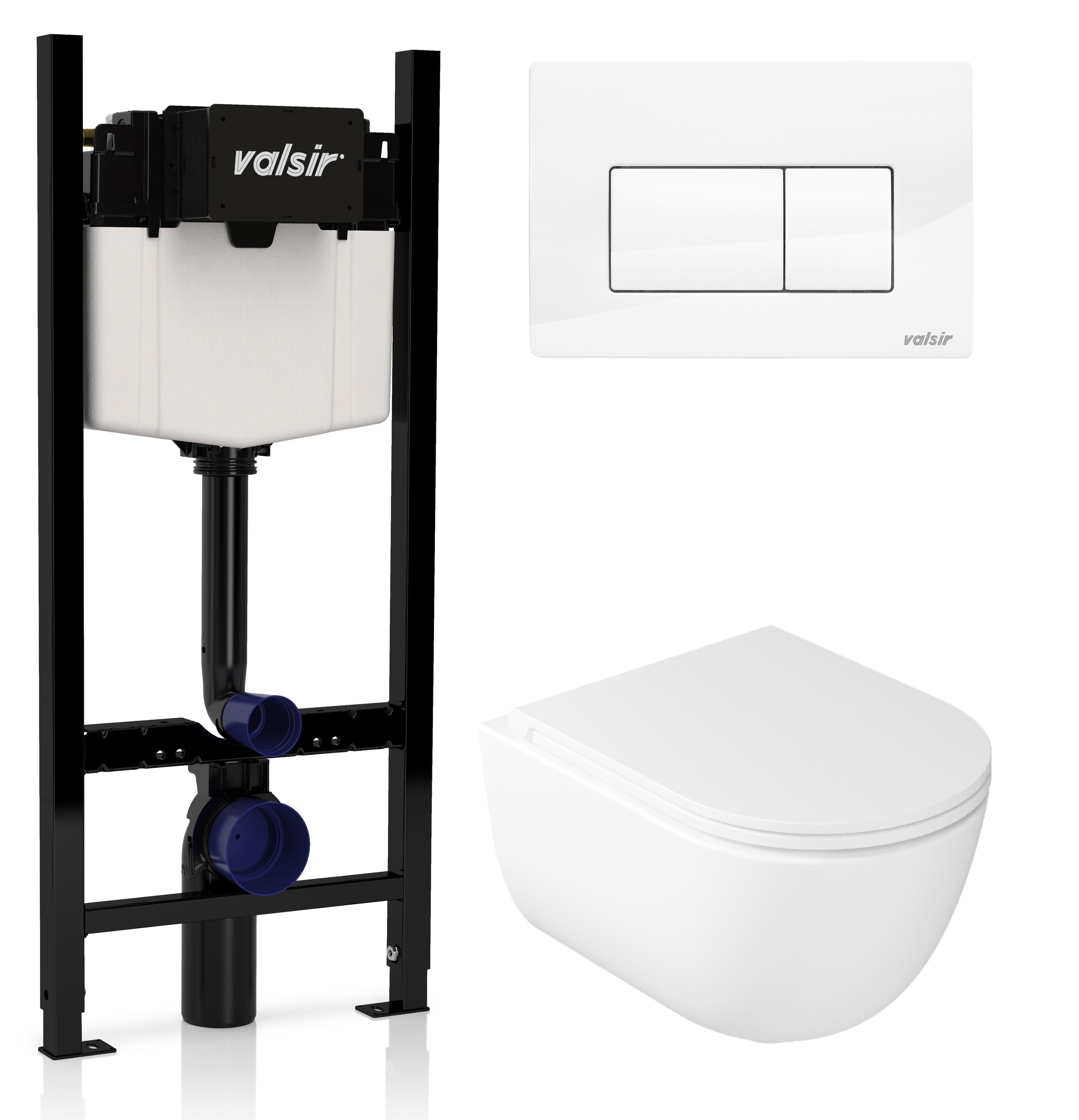 Комплект унитаз с инсталляцией Valsir KIT VSWG 7334 Slim P1 + сиденье + кнопка смыва белая глянцевая, Белый, KIT VSWG 7334 Slim P1
Комплект унитаз с инсталляцией Valsir KIT VSWG 7334 Slim P1 + сиденье + кнопка смыва белая глянцевая, Белый, KIT VSWG 7334 Slim P1