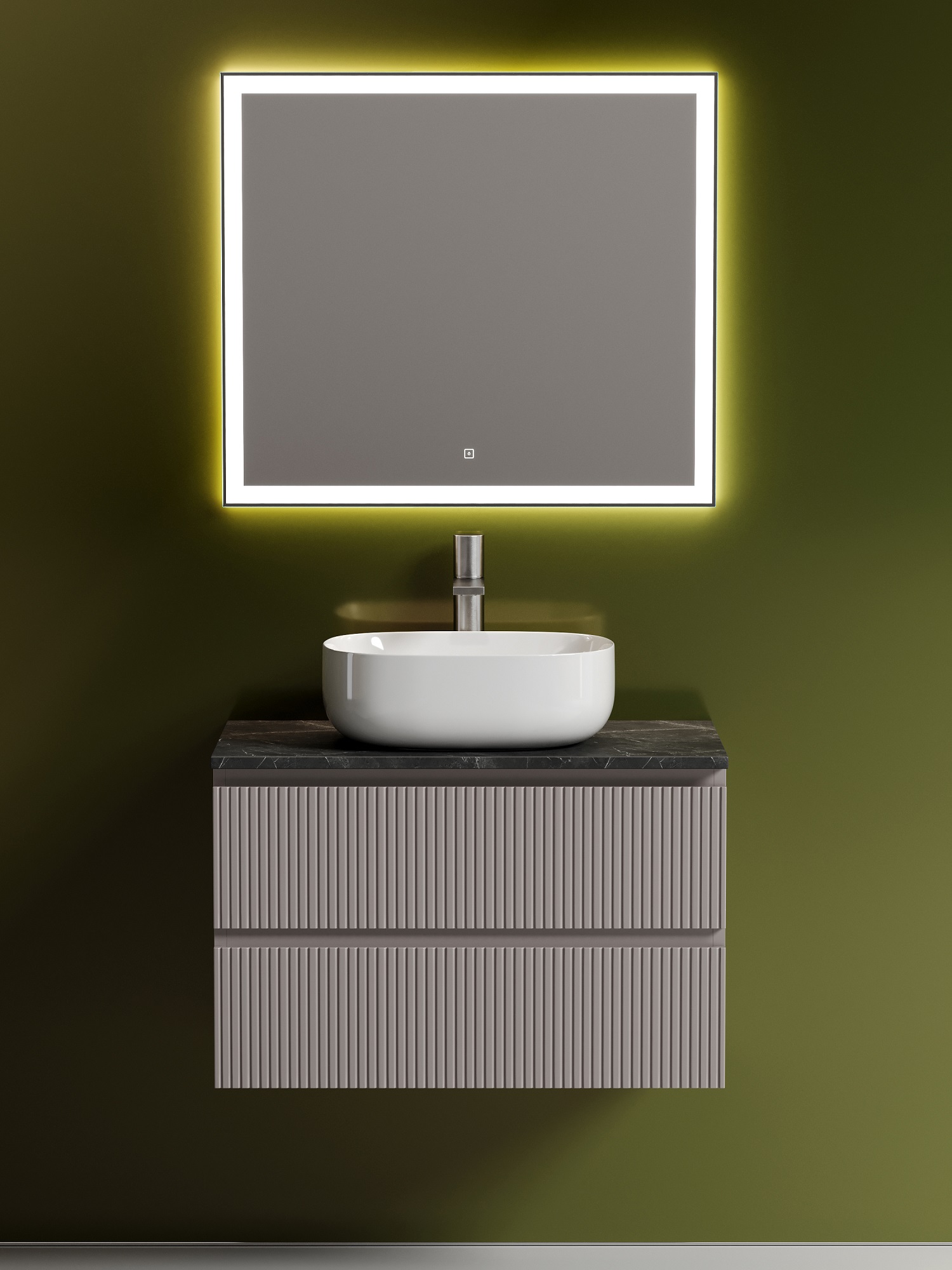 Мебель для ванной Sancos Snob T 80 подвесная, столешница black sky, Doha Soft (с отверстием под смеситель), Серый, Snob T SNT80SM
Мебель для ванной Sancos Snob T 80 подвесная, столешница black sky, Doha Soft (с отверстием под смеситель), Серый, Snob T SNT80SM