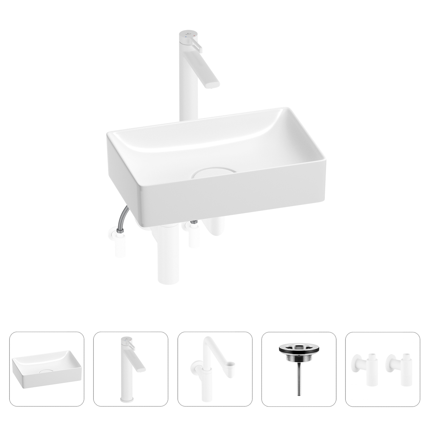 Раковина для ванной Wellsee Pure BY Wellsee 201004375 в наборе 5 в 1, Белый, 201004375
Раковина для ванной Wellsee Pure BY Wellsee 201004375 в наборе 5 в 1, Белый, 201004375