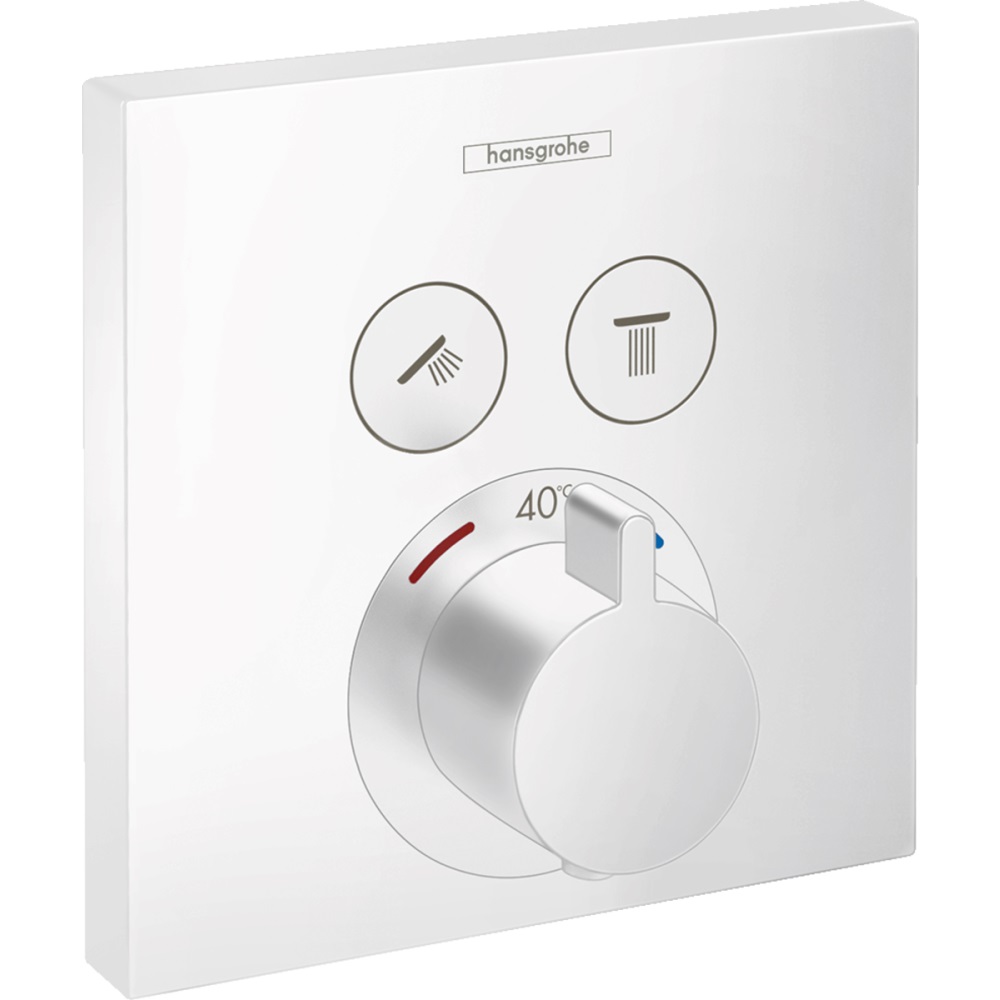 Термостат Hansgrohe ShowerSelect 15763700 для душа, на 2 потребителя, белый матовый, ShowerSelect 15763700
Термостат Hansgrohe ShowerSelect 15763700 для душа, на 2 потребителя, белый матовый, ShowerSelect 15763700