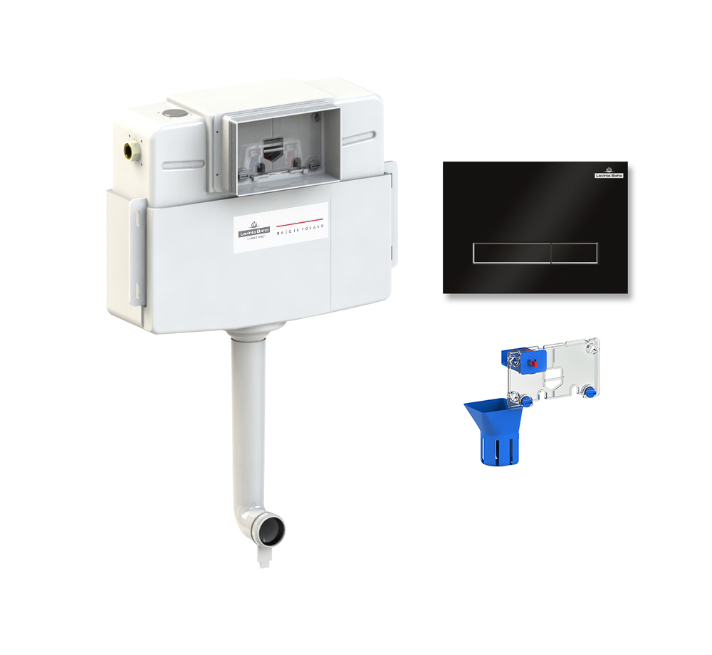 Комплект бачка скрытого монтажа для приставного унитаза 3 в 1 Lavinia Boho Relfix 77030063, Черный
Комплект бачка скрытого монтажа для приставного унитаза 3 в 1 Lavinia Boho Relfix 77030063, Черный