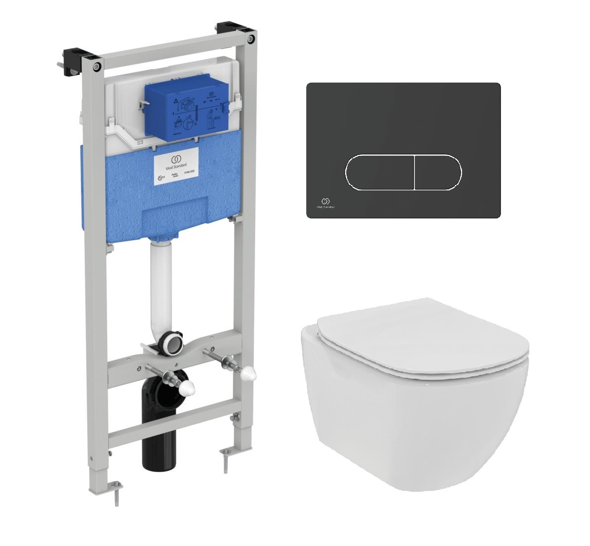 Комплект инсталляция Ideal Standard Prosys Frame R020467+унитаз Ideal Standard Tesi Rimless T536001+кнопка смыва R0115A6, Белый, R020467+T536001+R0115A6
Комплект инсталляция Ideal Standard Prosys Frame R020467+унитаз Ideal Standard Tesi Rimless T536001+кнопка смыва R0115A6, Белый, R020467+T536001+R0115A6