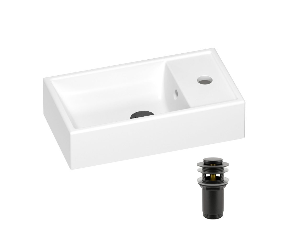Раковина Wellsee WC Area 202010456 40х22 с донным клапаном в цвете матовый черный, Белый, 202010456
Раковина Wellsee WC Area 202010456 40х22 с донным клапаном в цвете матовый черный, Белый, 202010456