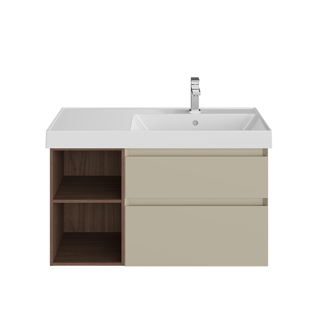 Тумба с раковиной Kerama Marazzi Cubo 90 R подвесная, лимо матовый/структурированный орех, CUB.90.2Rh\LIM.N
Тумба с раковиной Kerama Marazzi Cubo 90 R подвесная, лимо матовый/структурированный орех, CUB.90.2Rh\LIM.N