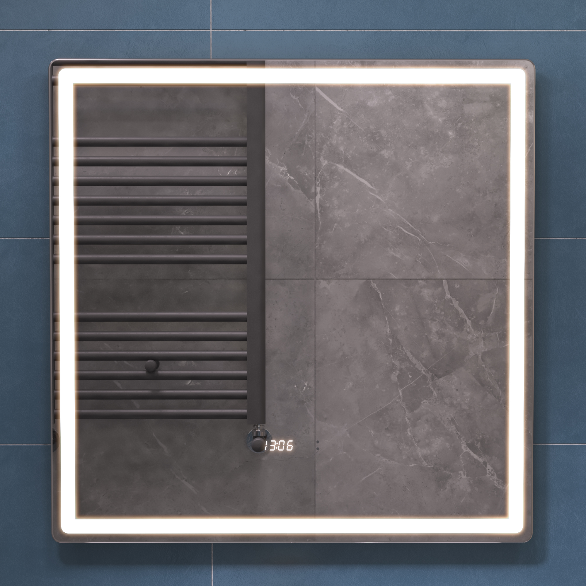 Зеркало Vigo Geometry Luxe 70х70 с подсветкой, бесконтактное включение (на взмах), функция антизапотевания, часы, Белый, 209
Зеркало Vigo Geometry Luxe 70х70 с подсветкой, бесконтактное включение (на взмах), функция антизапотевания, часы, Белый, 209
