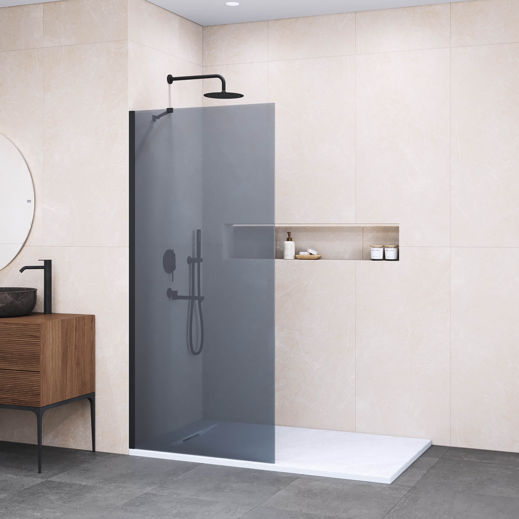 Душевая перегородка RGW Walk In WA-102B 70x195 см, профиль черный, стекло тонированное, WA-102B
Душевая перегородка RGW Walk In WA-102B 70x195 см, профиль черный, стекло тонированное, WA-102B