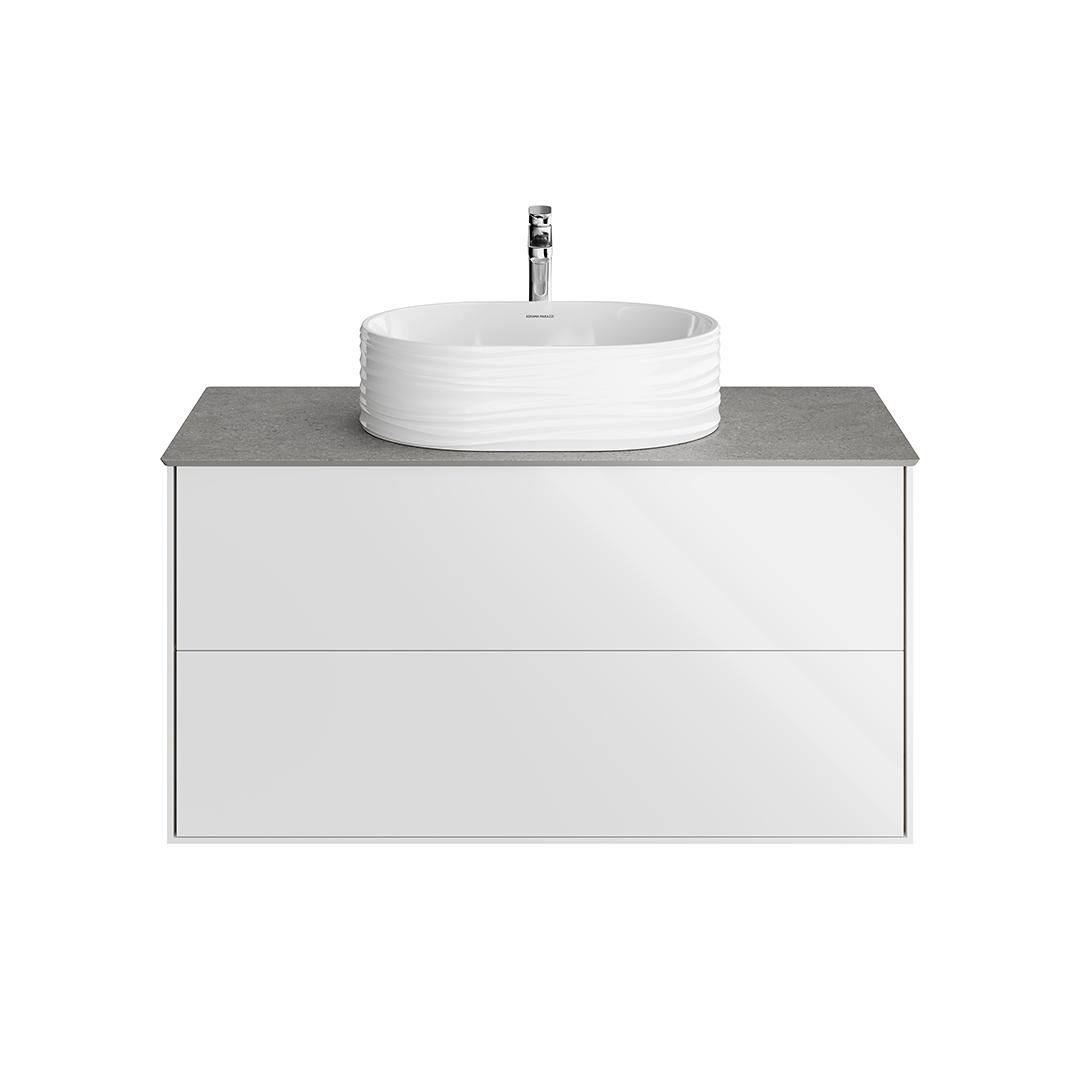 Тумба со столешницей Kerama Marazzi Plaza Modern 100 подвесная, 2 ящика, белый, PLB.M.100.2\WHT.V
Тумба со столешницей Kerama Marazzi Plaza Modern 100 подвесная, 2 ящика, белый, PLB.M.100.2\WHT.V