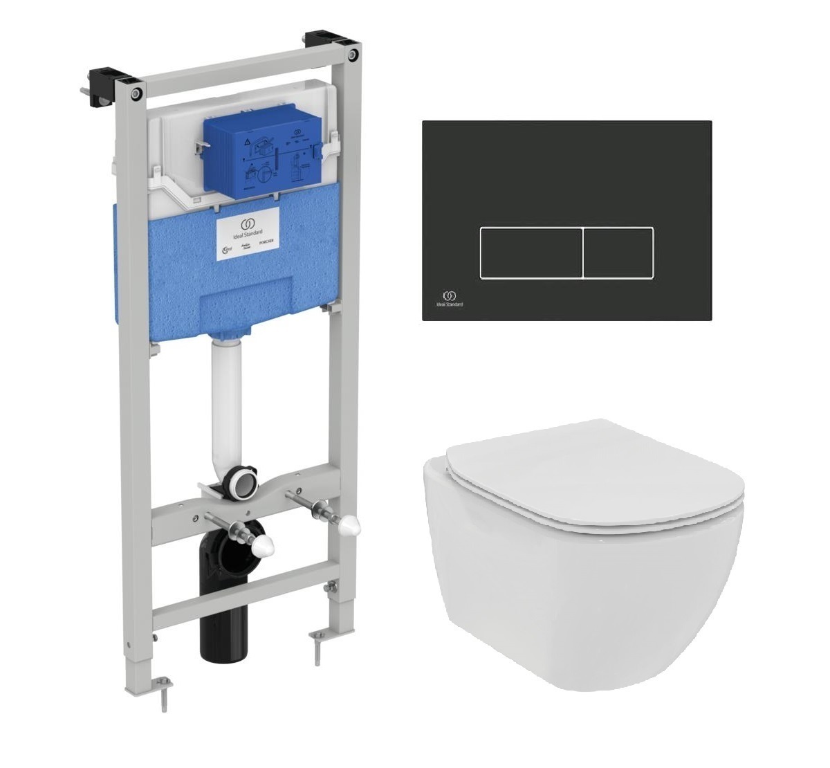Комплект инсталляция Ideal Standard Prosys Frame R020467+унитаз Ideal Standard Tesi Rimless T536001+кнопка смыва R0121A6, Белый, R020467+T536001+R0121A6
Комплект инсталляция Ideal Standard Prosys Frame R020467+унитаз Ideal Standard Tesi Rimless T536001+кнопка смыва R0121A6, Белый, R020467+T536001+R0121A6