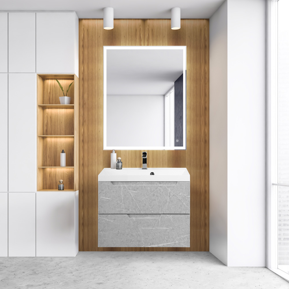 Мебель для ванной BelBagno Vittoria 80 подвесная, 2 ящика, Toros Bianco (раковина BB800/450-LV-MR-AST), Серый матовый, VITTORIA-800-2C-SO-TB-P
Мебель для ванной BelBagno Vittoria 80 подвесная, 2 ящика, Toros Bianco (раковина BB800/450-LV-MR-AST), Серый матовый, VITTORIA-800-2C-SO-TB-P