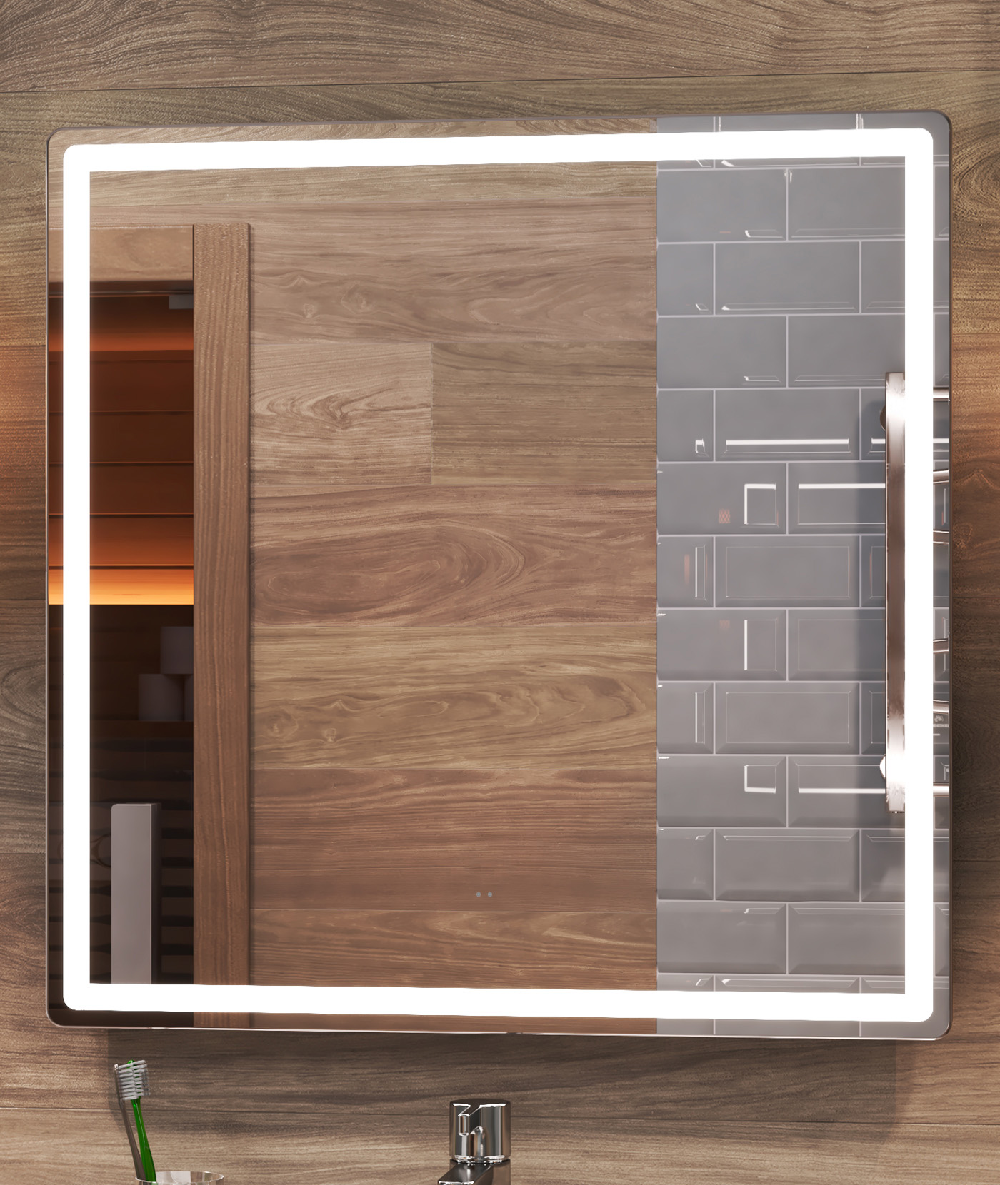 Зеркало Vigo Geometry Classic 70 с подсветкой, бесконтактное включение (на взмах), Geometry Classic 70 074
Зеркало Vigo Geometry Classic 70 с подсветкой, бесконтактное включение (на взмах), Geometry Classic 70 074