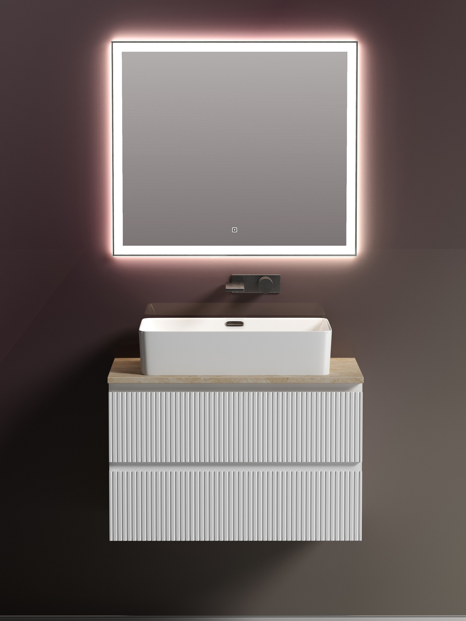 Мебель для ванной Sancos Snob T 80 подвесная, столешница kreman, Bianco (без отверстия под смеситель), Белый, Snob T SNT80W
Мебель для ванной Sancos Snob T 80 подвесная, столешница kreman, Bianco (без отверстия под смеситель), Белый, Snob T SNT80W