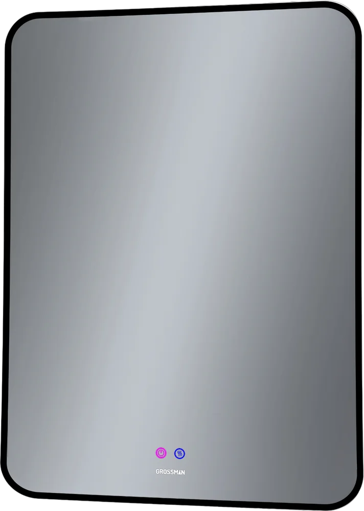 Зеркало Grossman Elegans-норма Black 60 с подсветкой, подогревом и сенсорным выключателем, Черный, 1760802
Зеркало Grossman Elegans-норма Black 60 с подсветкой, подогревом и сенсорным выключателем, Черный, 1760802