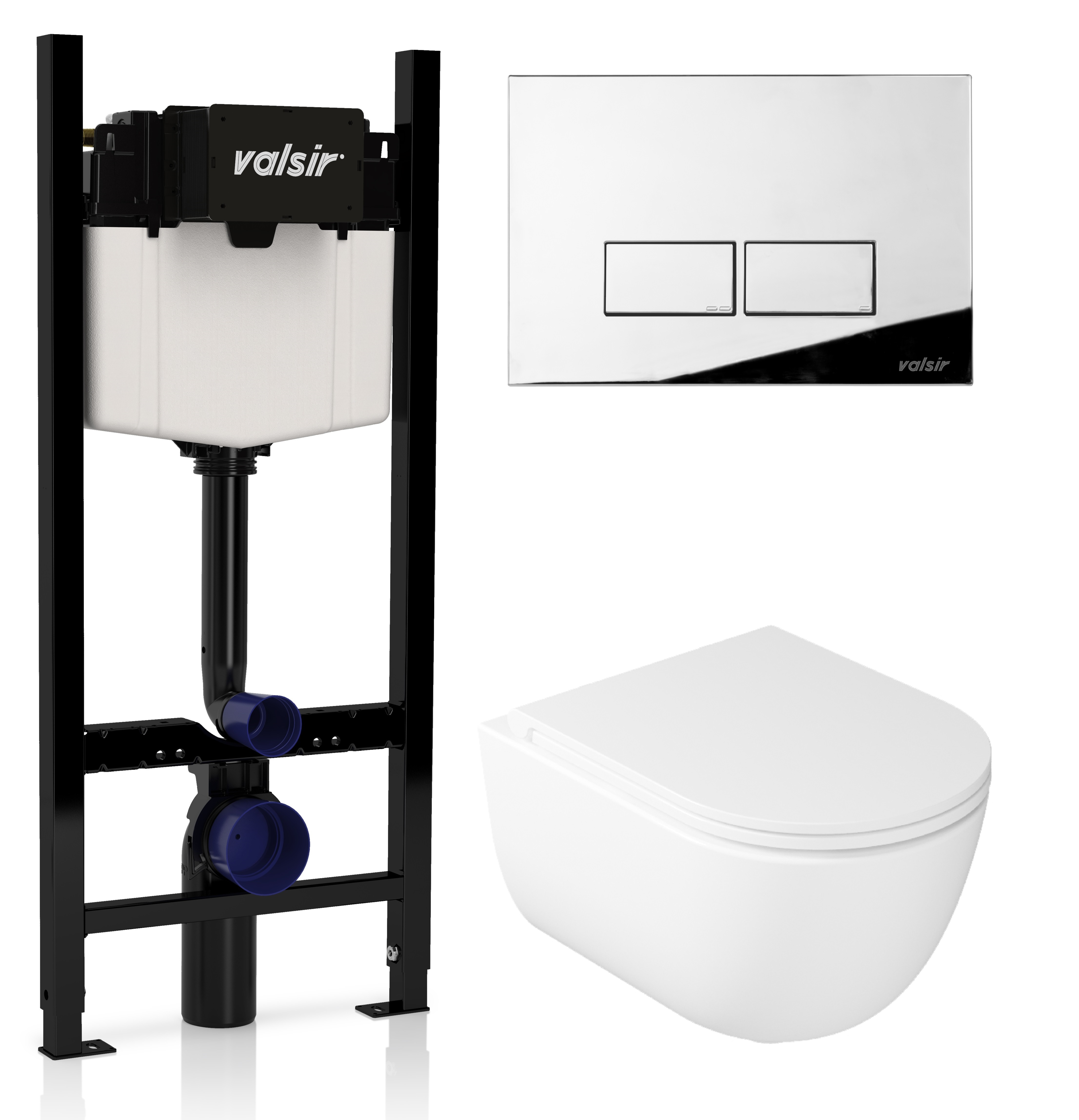 Комплект унитаз с инсталляцией Valsir KIT VSCR 7334 Std P3 + сиденье + кнопка смыва хром глянцевый, Белый, KIT VSCR 7334 Std P3
Комплект унитаз с инсталляцией Valsir KIT VSCR 7334 Std P3 + сиденье + кнопка смыва хром глянцевый, Белый, KIT VSCR 7334 Std P3